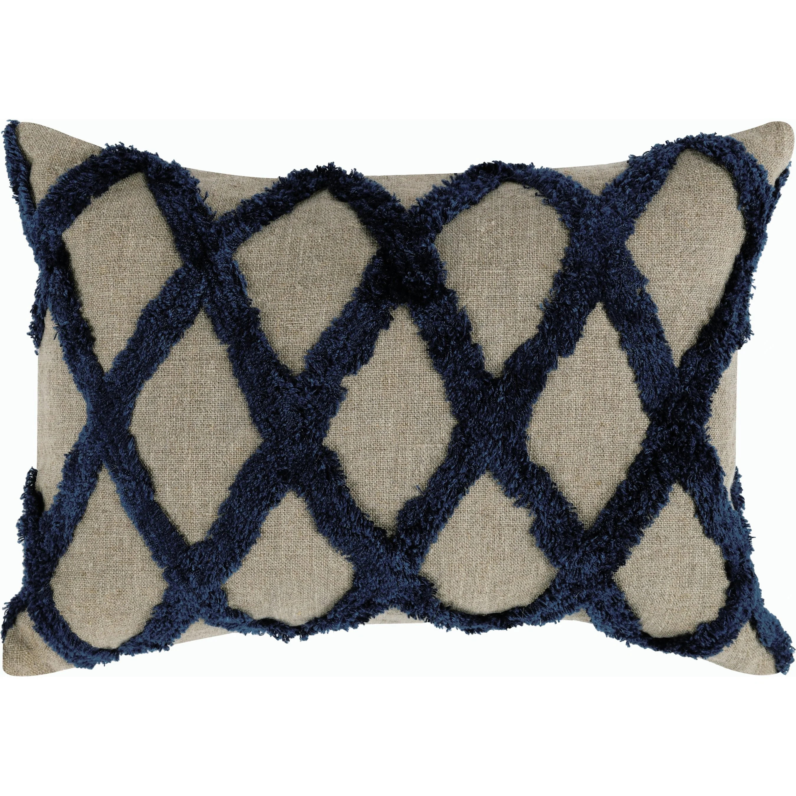 Evangeline 100% Linen X Throw Pillow