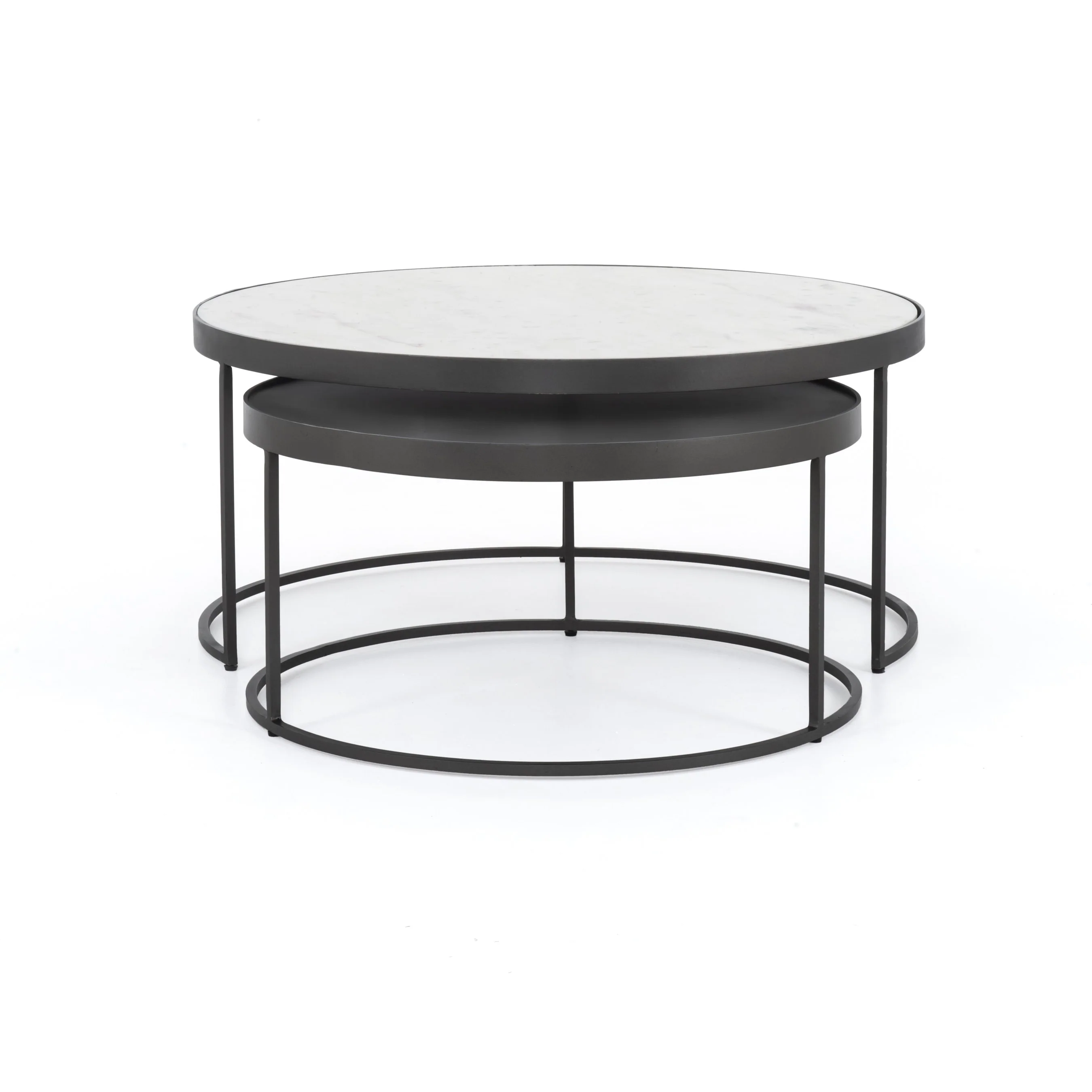 Evelyn Round Nesting Coffee Table - Image 2