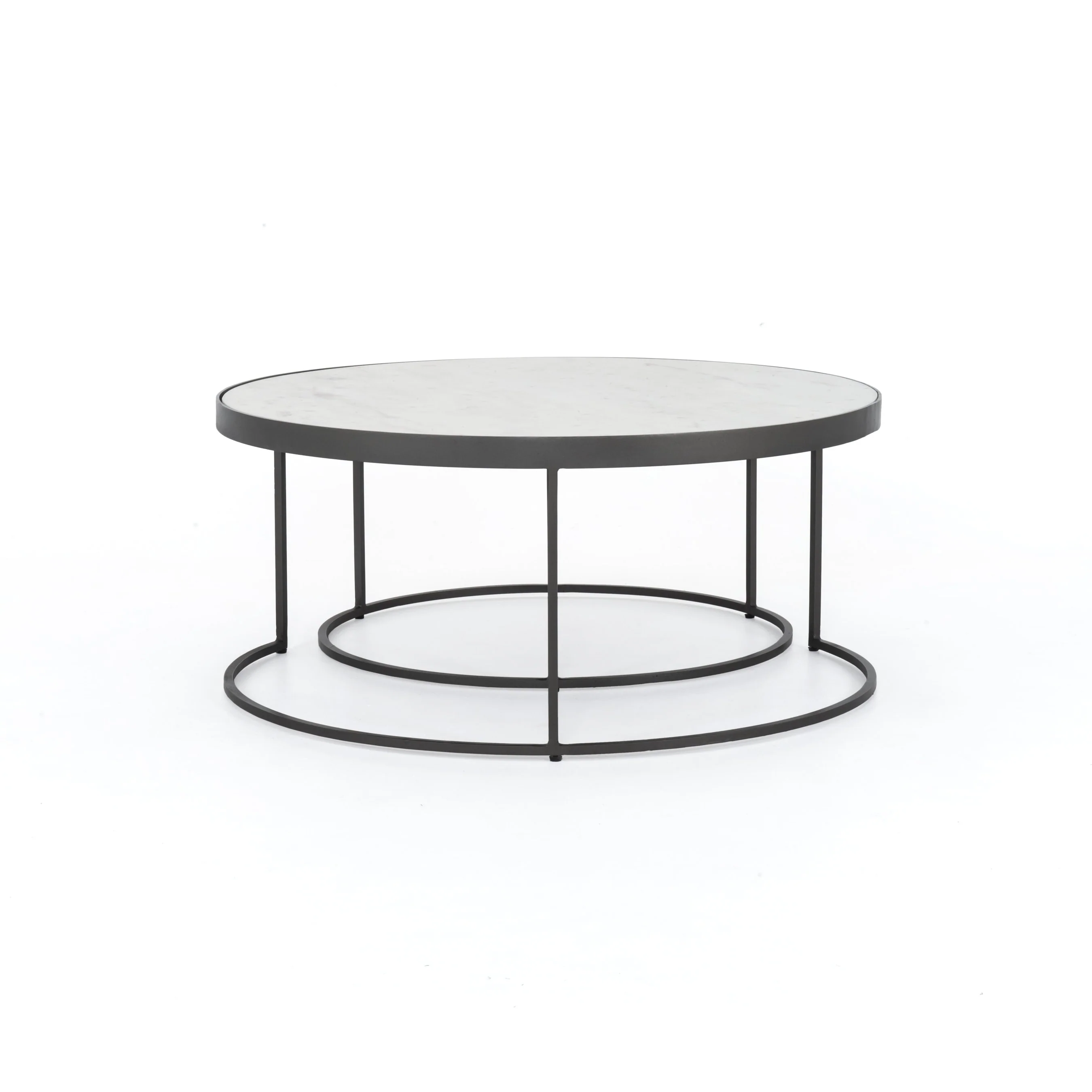 Evelyn Round Nesting Coffee Table - Image 3