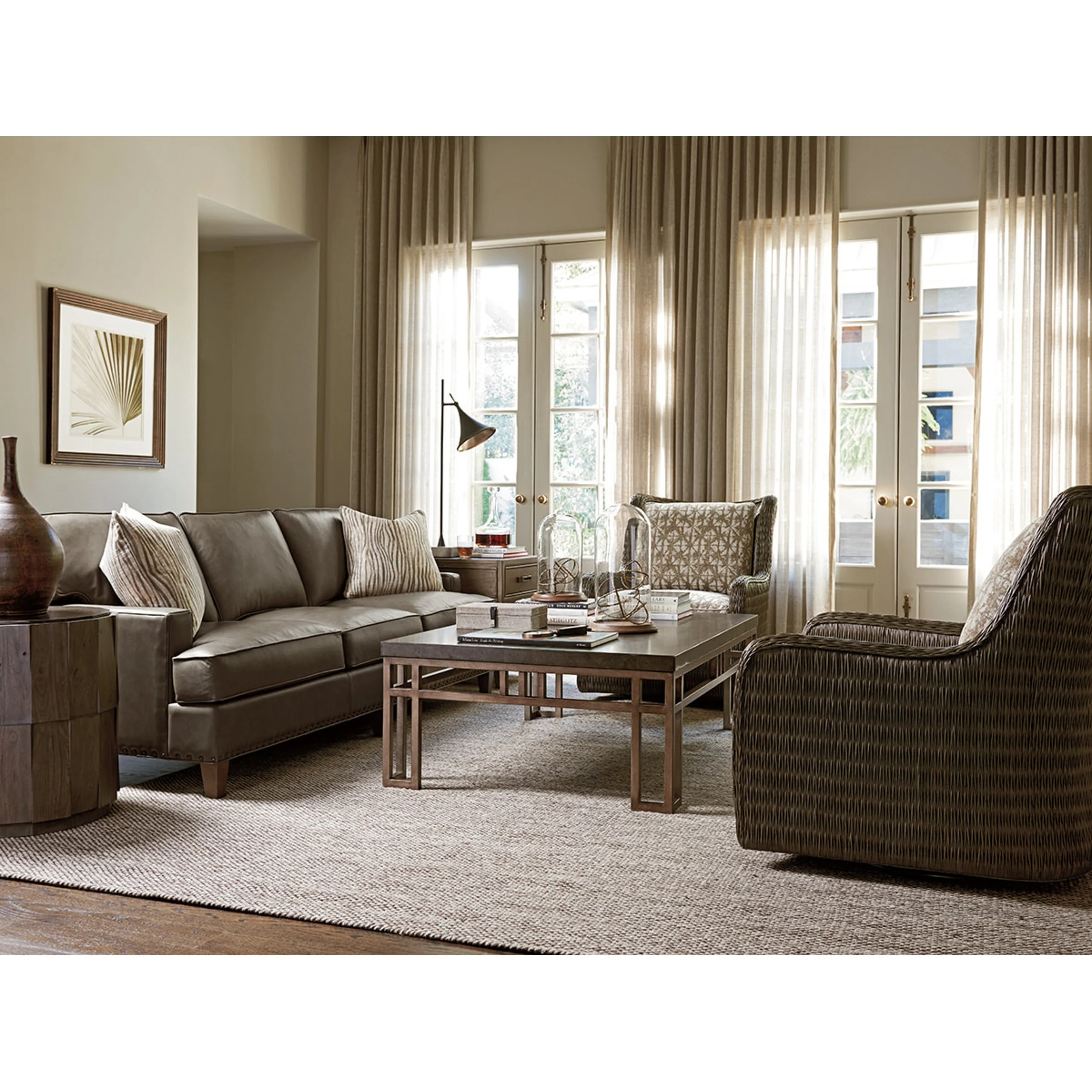 Everett Round Travertine End Table - Image 4
