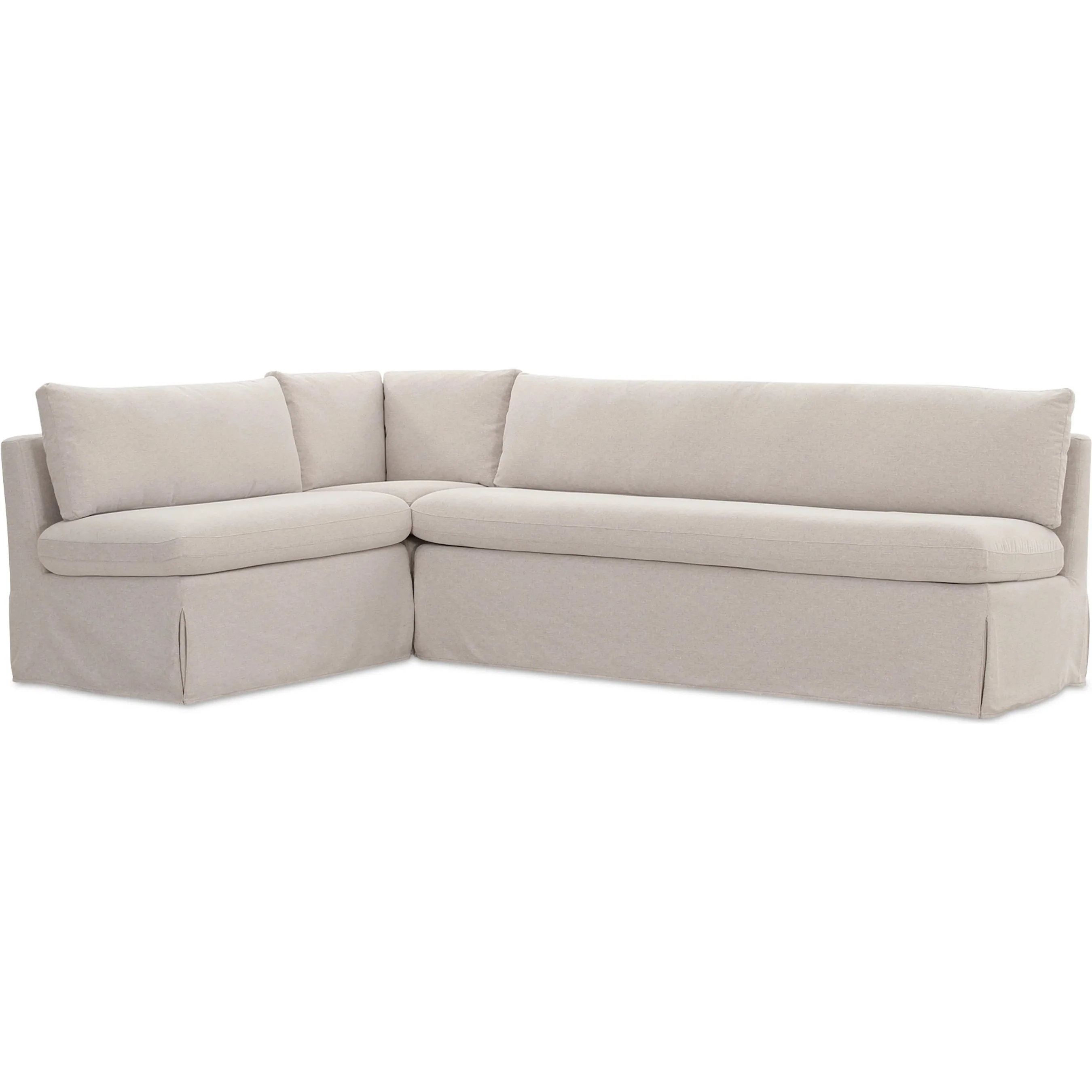 Fable Slipcover Dining Banquette L Shape - Image 10