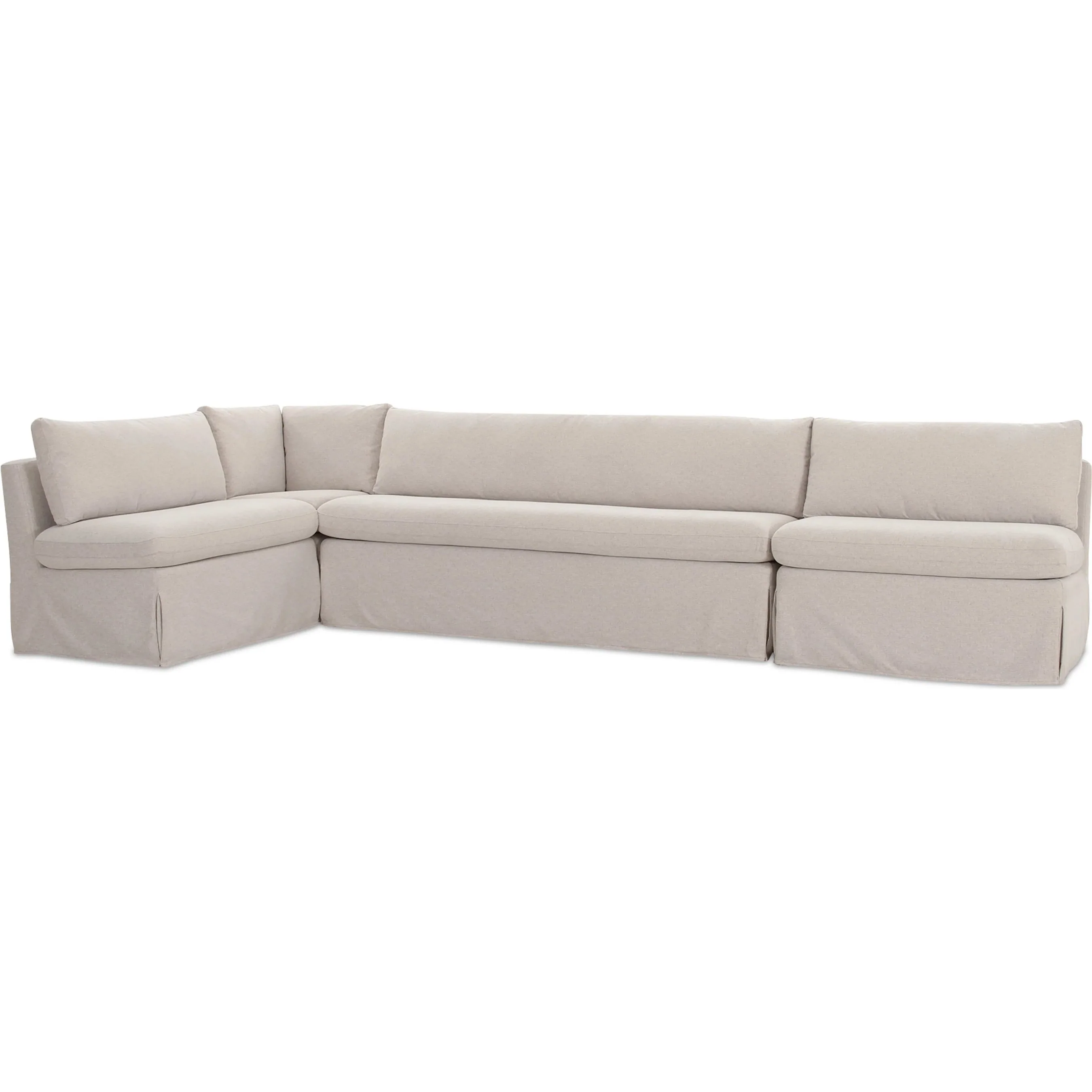 Fable Slipcover Dining Banquette L Shape - Image 19
