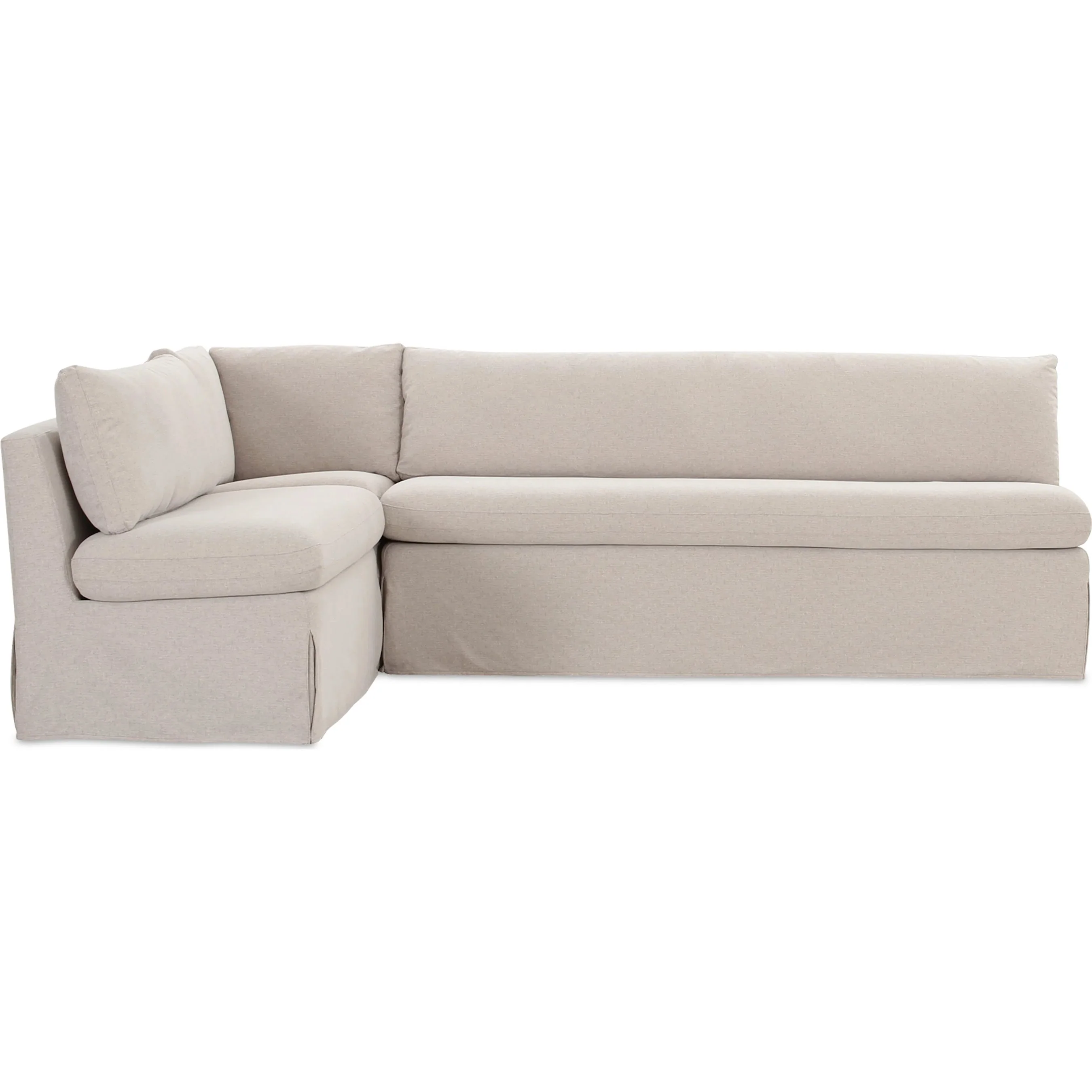 Fable Slipcover Dining Banquette L Shape - Image 2