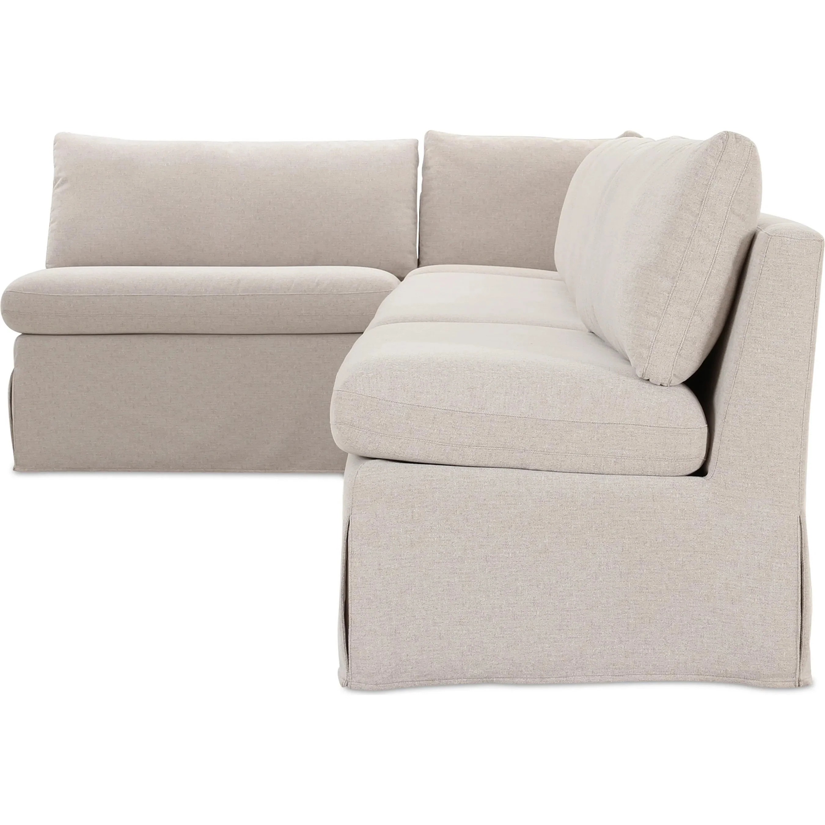 Fable Slipcover Dining Banquette L Shape - Image 20