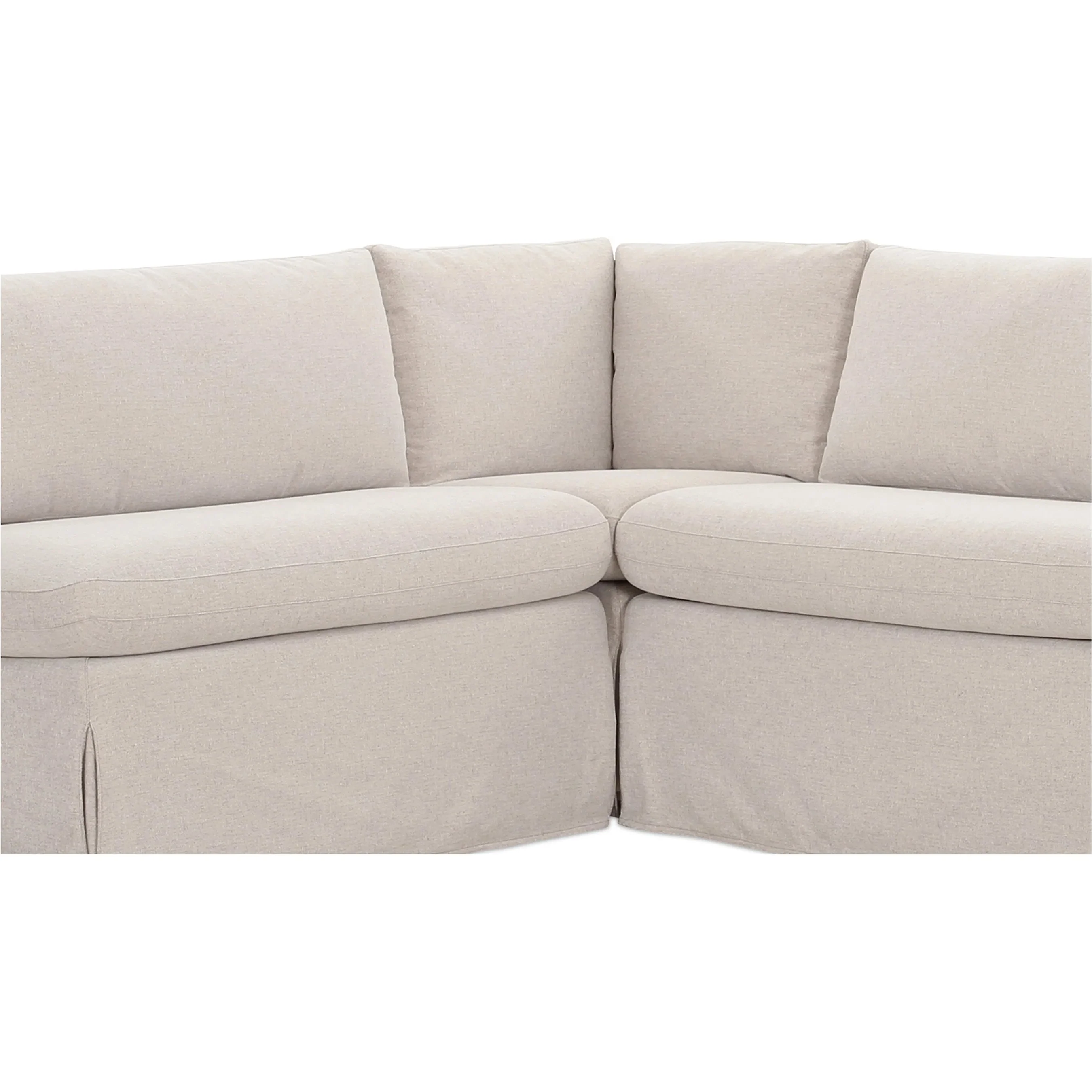 Fable Slipcover Dining Banquette L Shape - Image 25