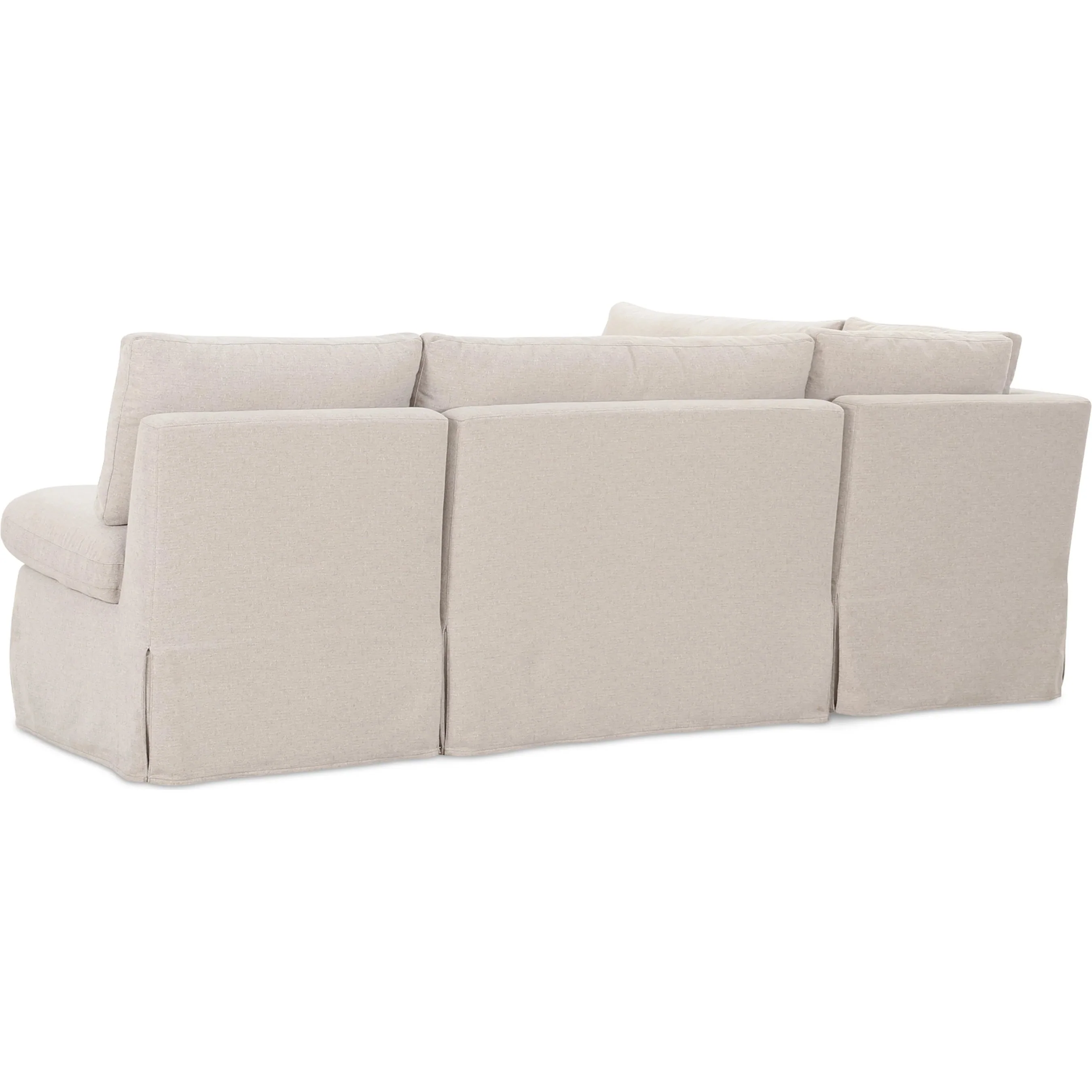 Fable Slipcover Dining Banquette L Shape - Image 5