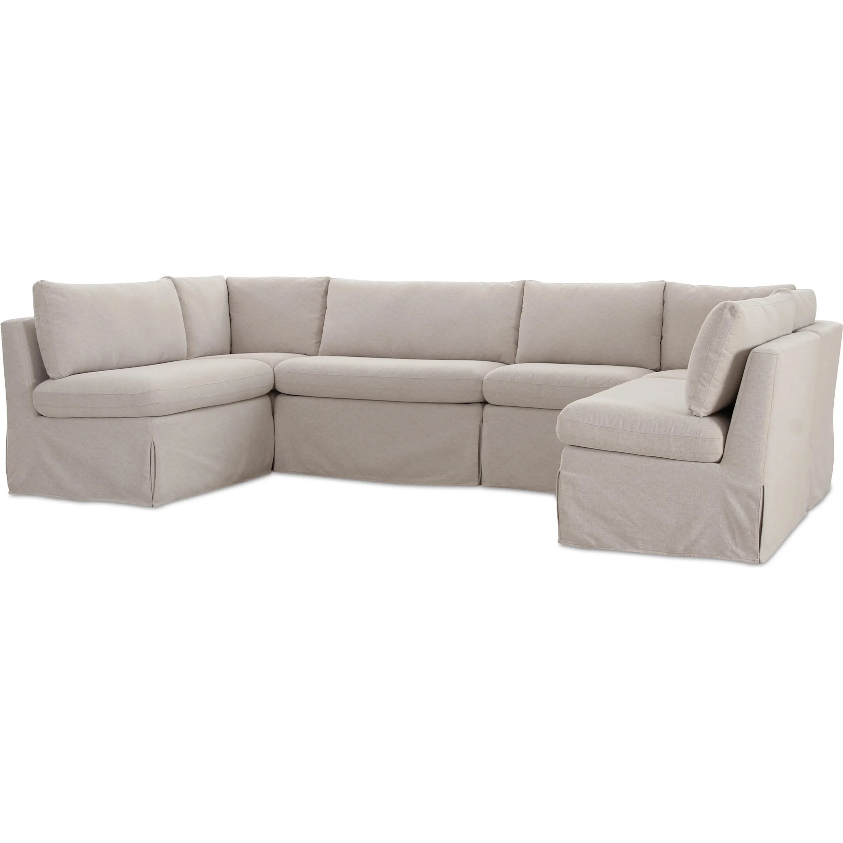 Fable Slipcover Dining Banquette U Shape - Image 10