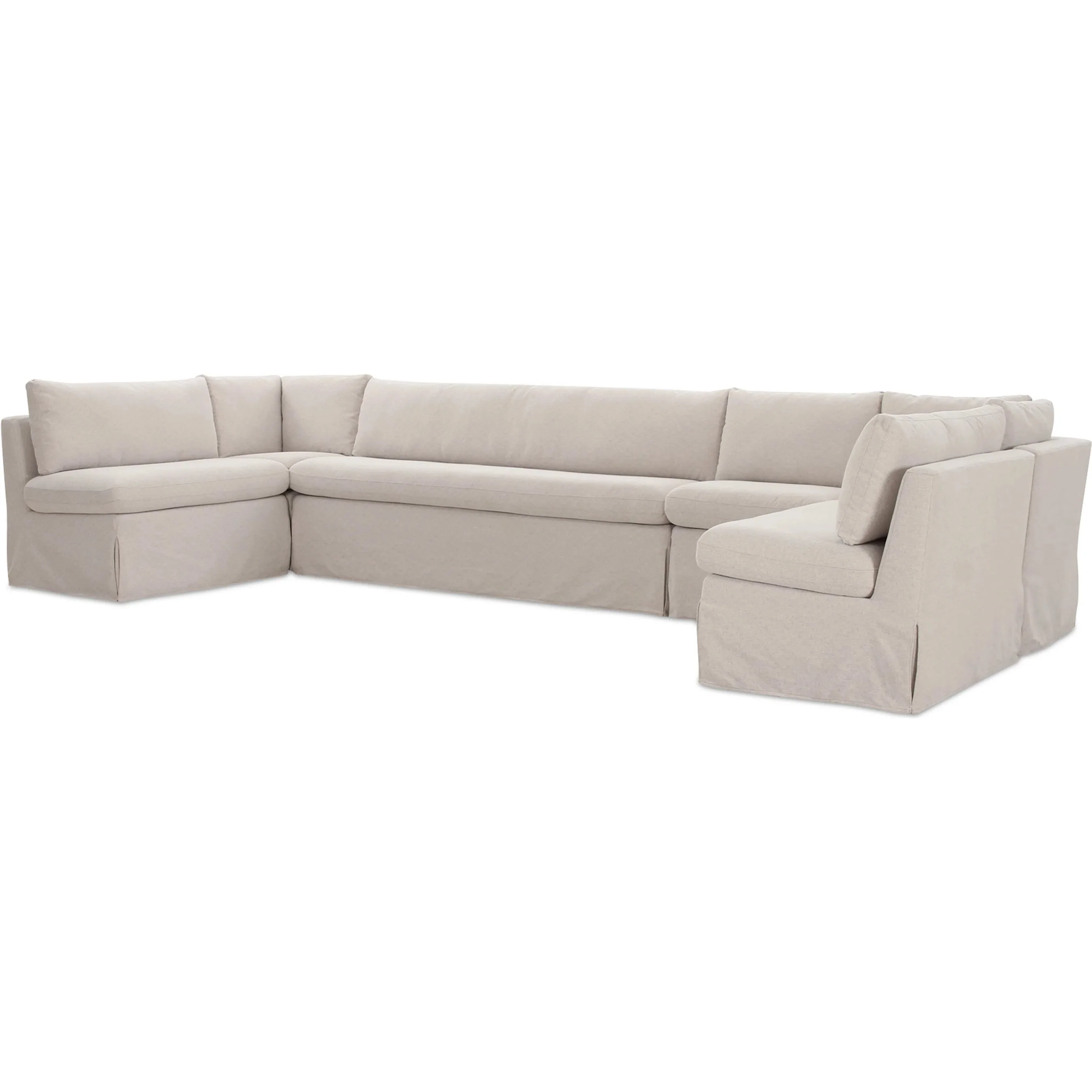 Fable Slipcover Dining Banquette U Shape - Image 18