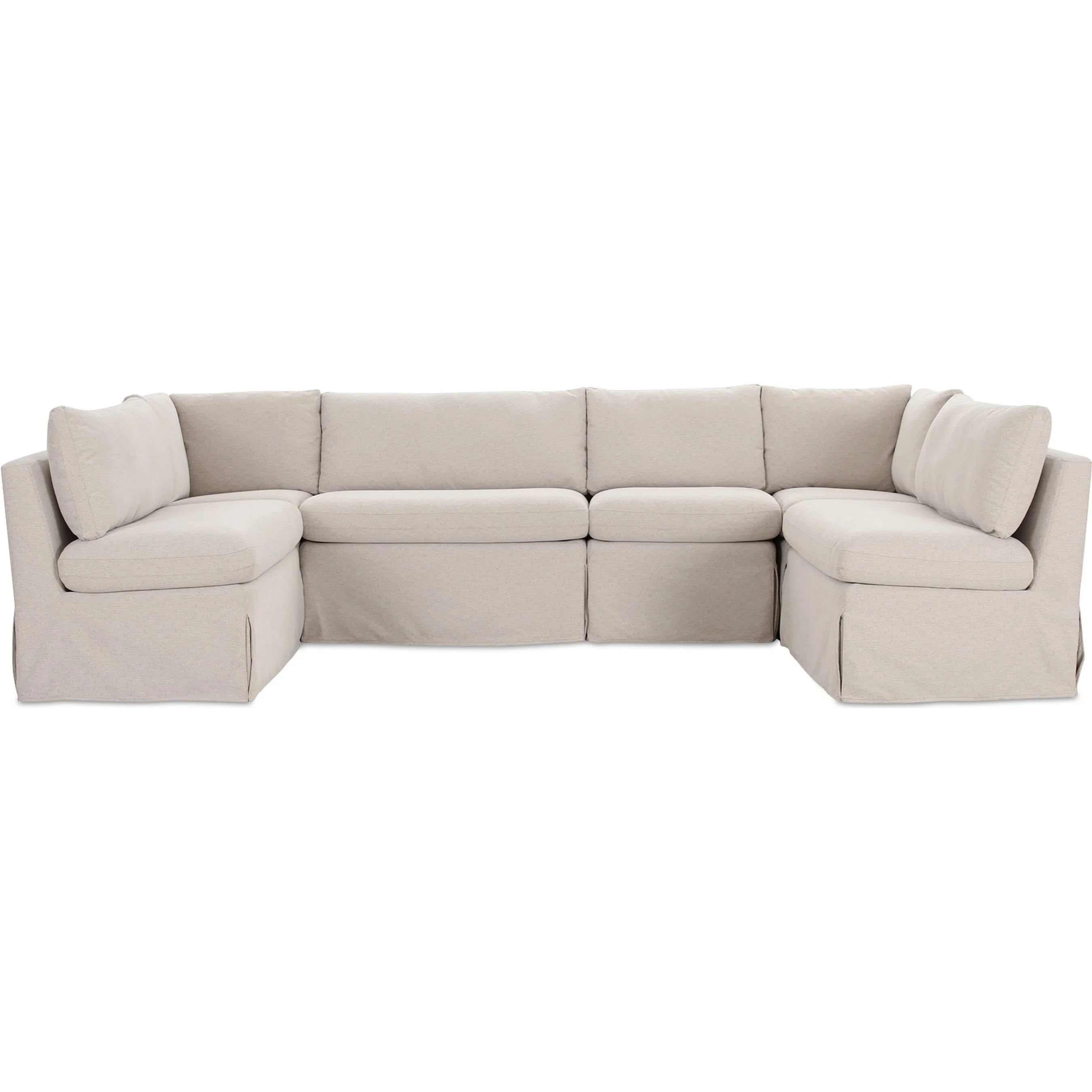 Fable Slipcover Dining Banquette U Shape - Image 2