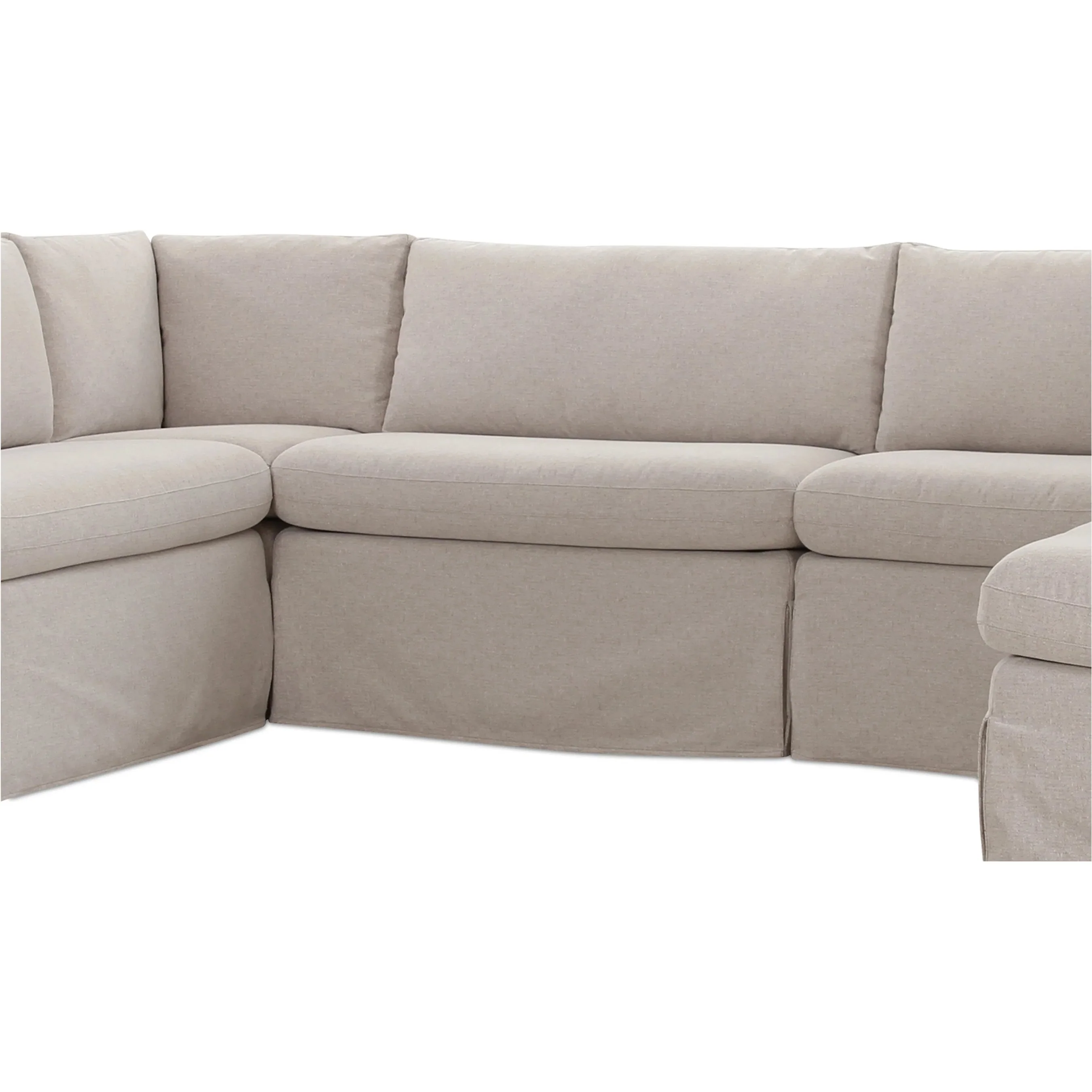 Fable Slipcover Dining Banquette U Shape - Image 23
