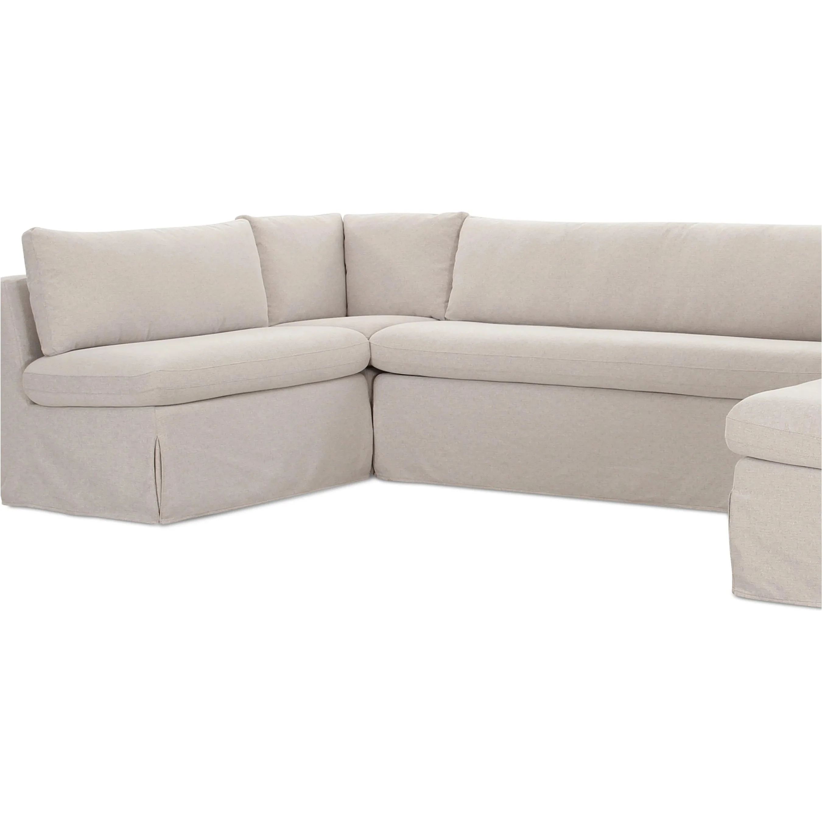 Fable Slipcover Dining Banquette U Shape - Image 25