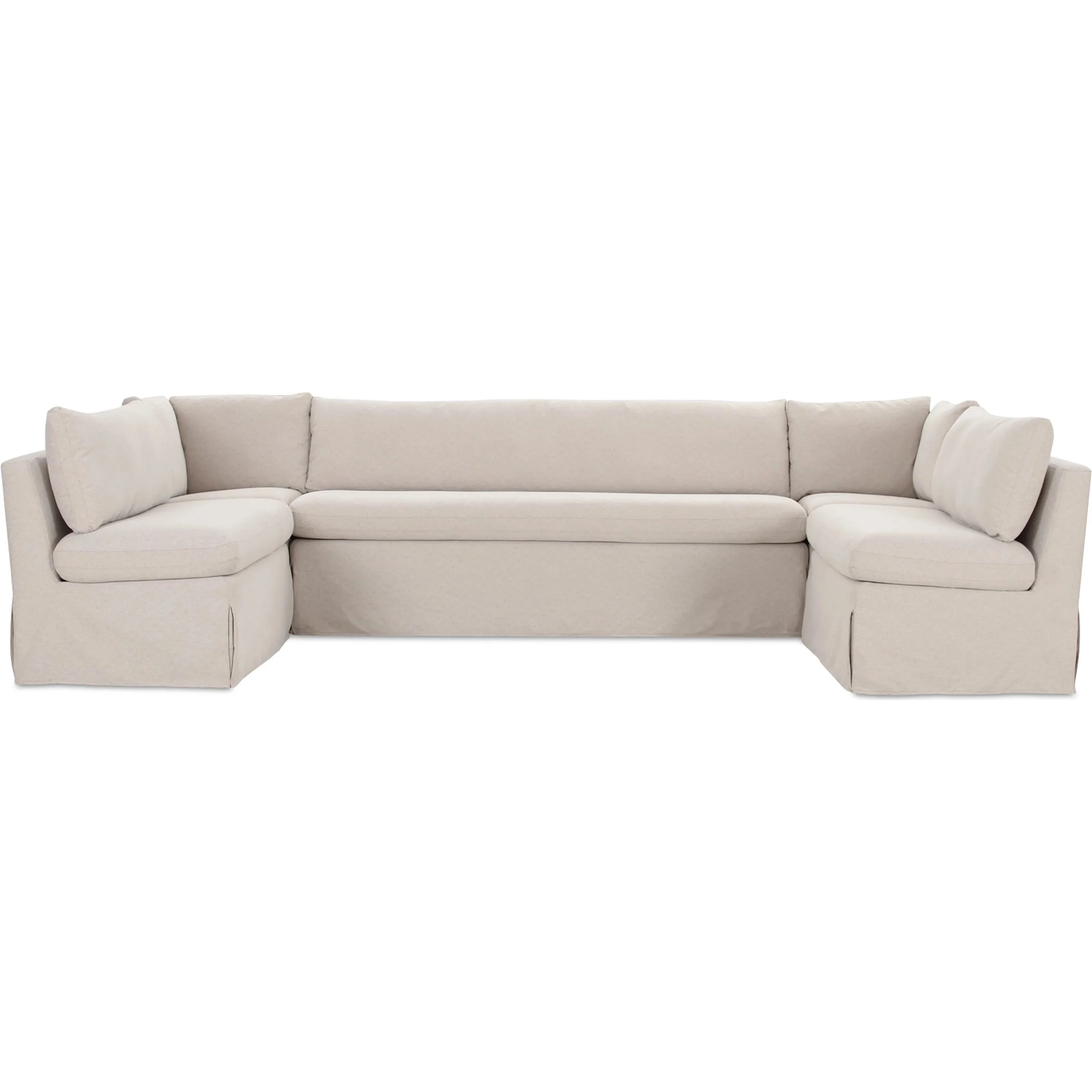 Fable Slipcover Dining Banquette U Shape - Image 3