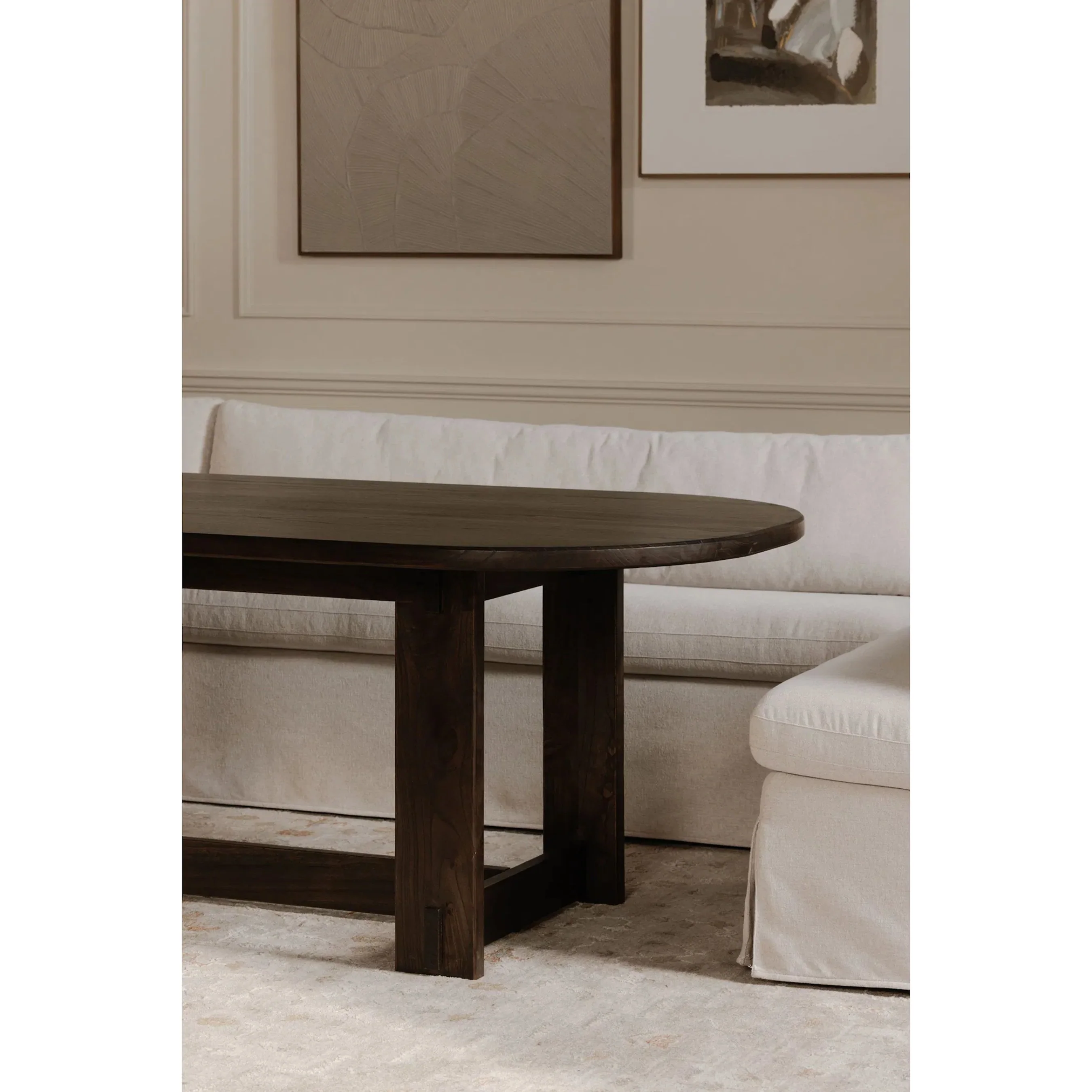 Fable Slipcover Dining Banquette U Shape - Image 39