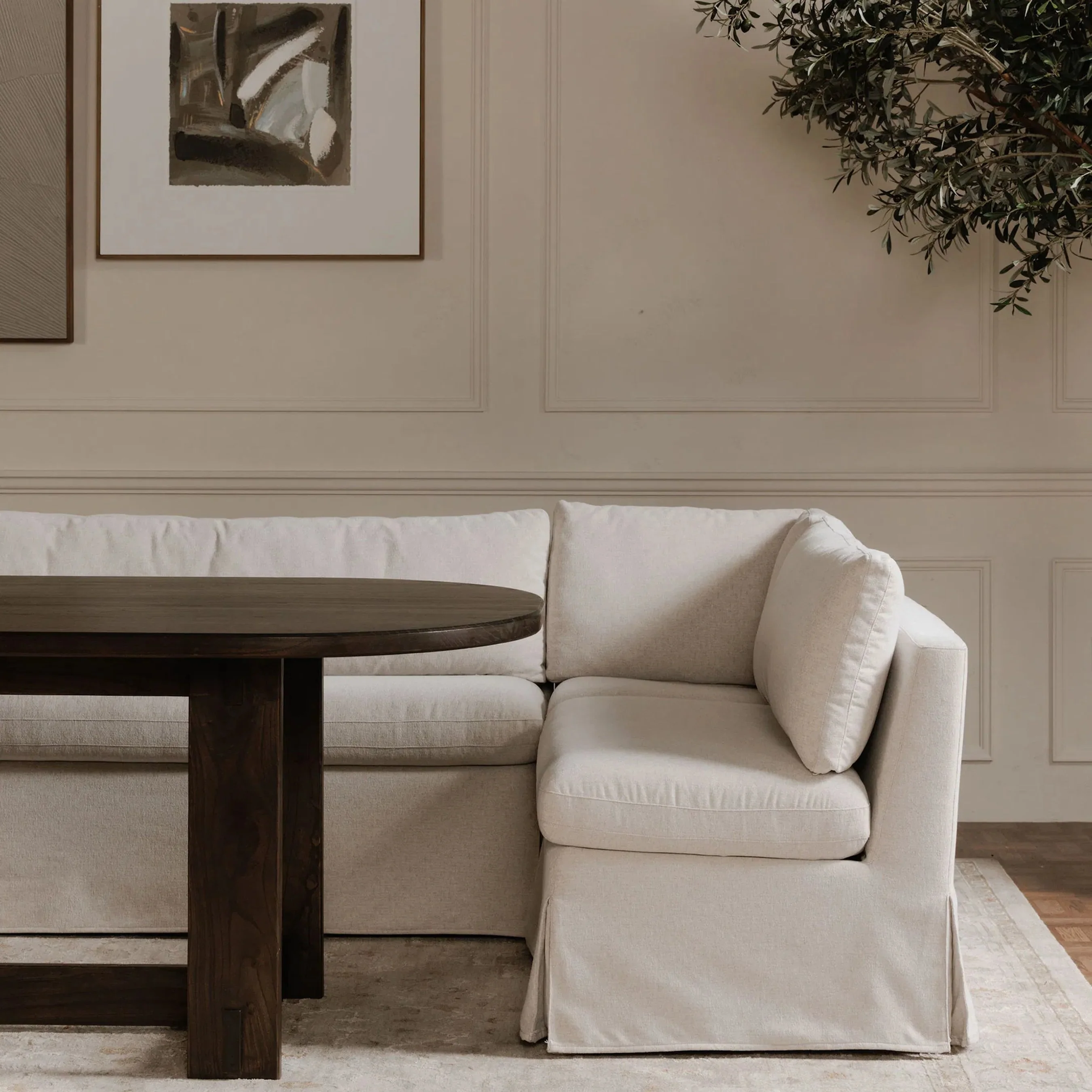 Fable Slipcover Dining Chair and Half - Image 8