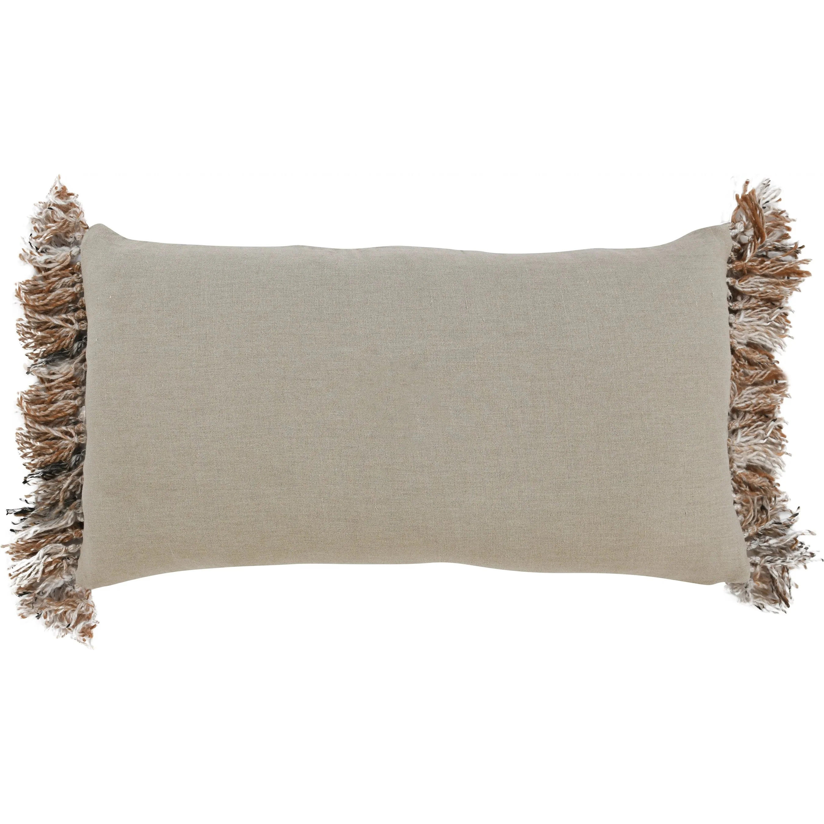 Farah Cotton Linen Blend Throw Pillow - Image 3
