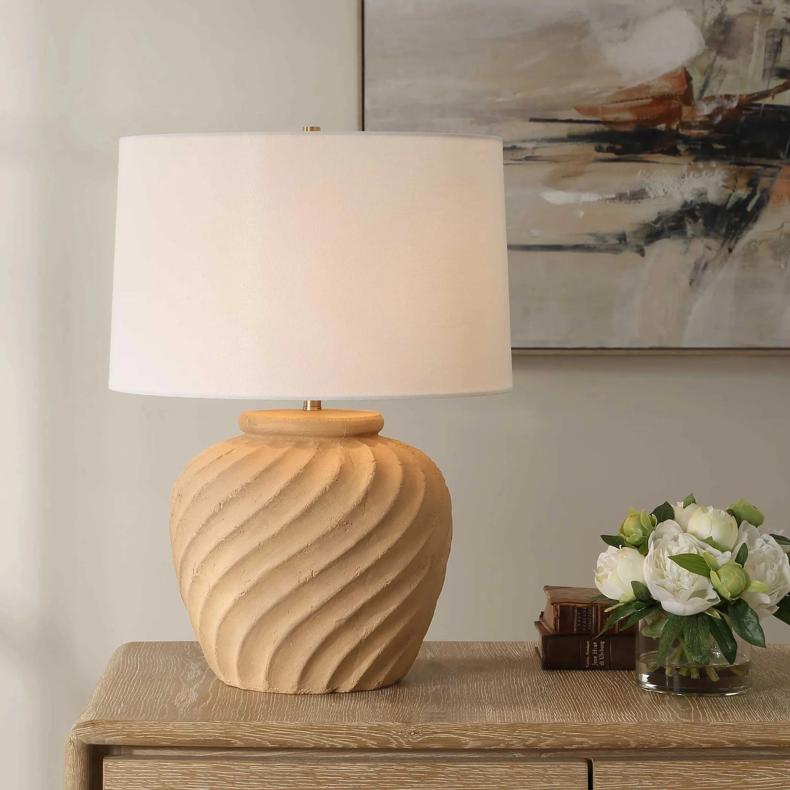 Farai Terracotta Table Lamp - Image 5