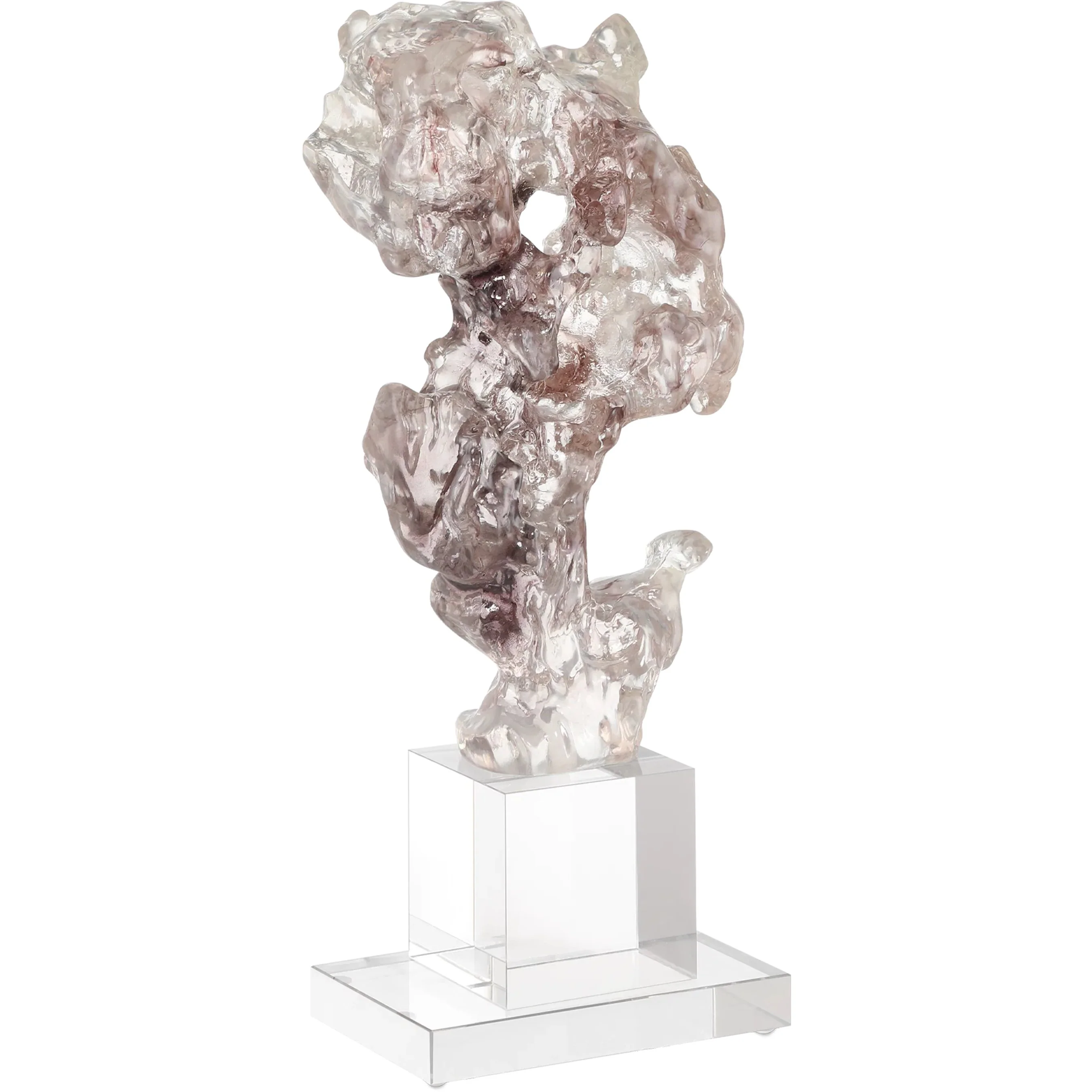 Faux Rock Crystal Sculpture
