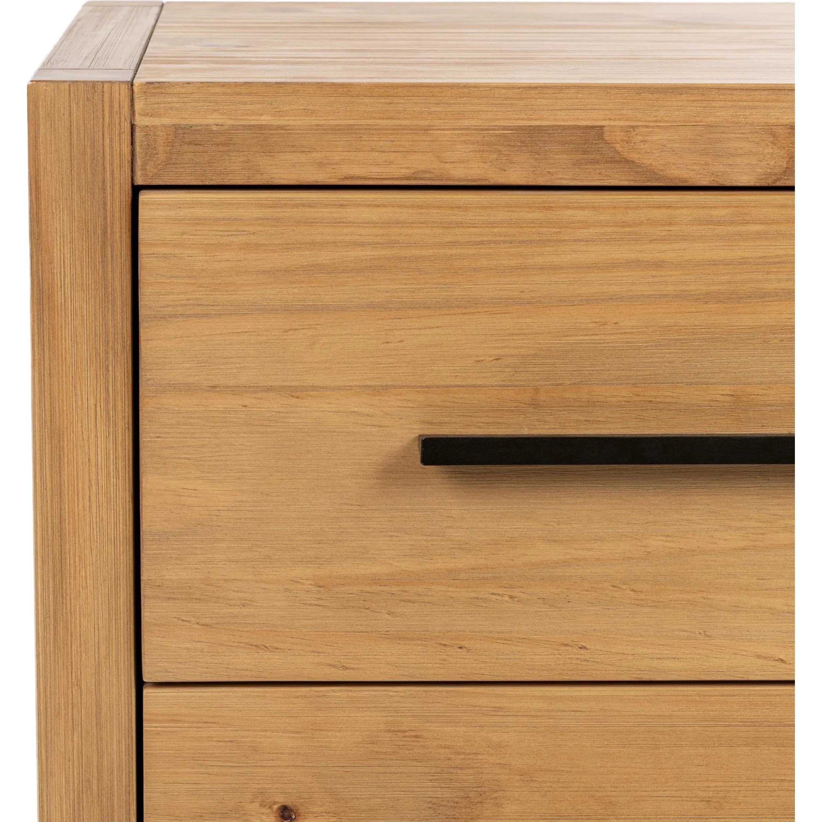 Fenmore Two-Drawer Pine Wood Nightstand - Image 14