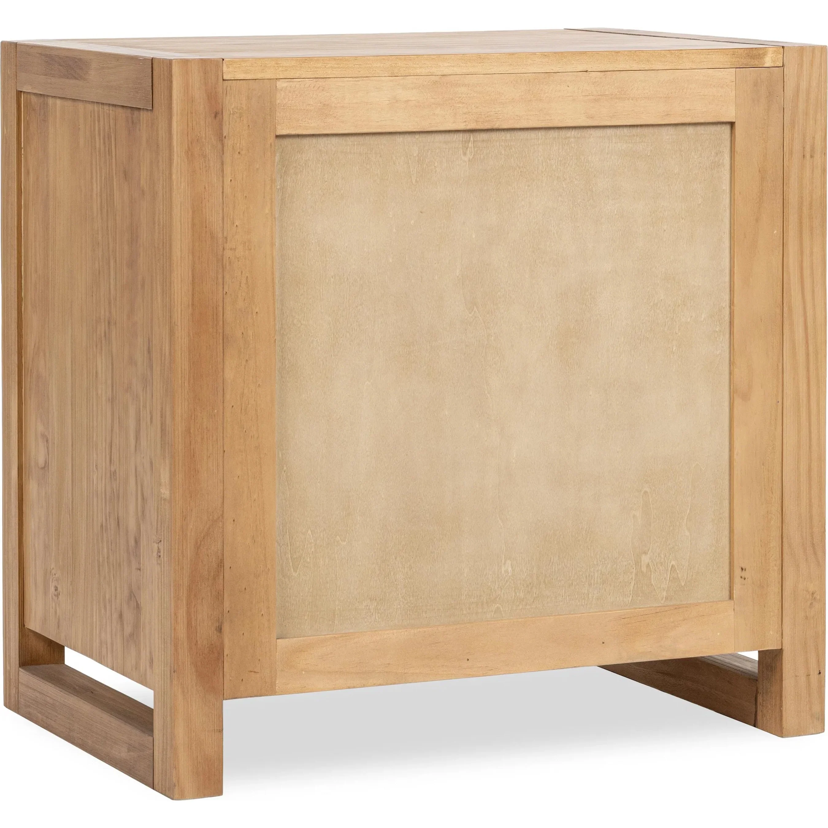 Fenmore Two-Drawer Pine Wood Nightstand - Image 6