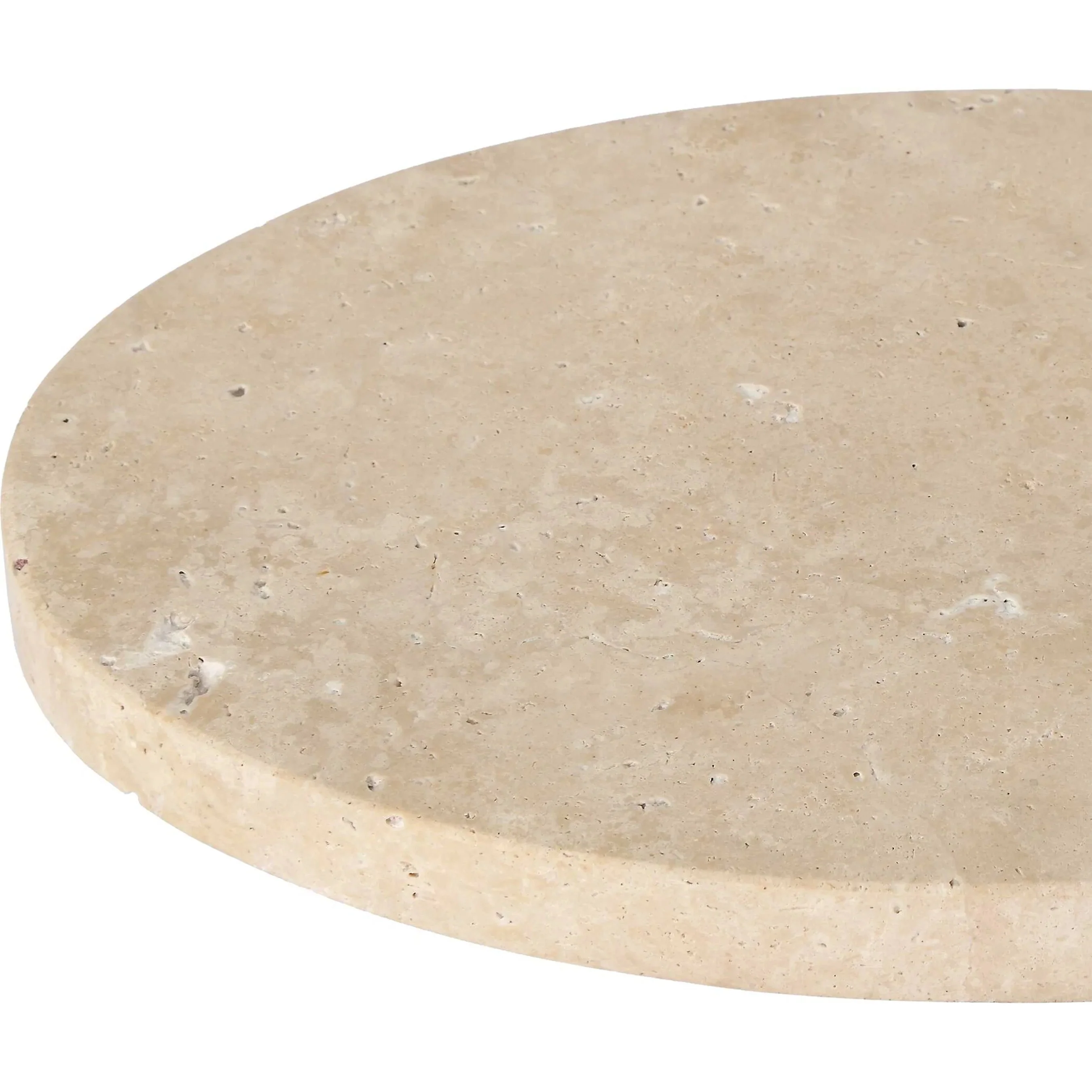 Feranno Travertine Accent Table - Image 2