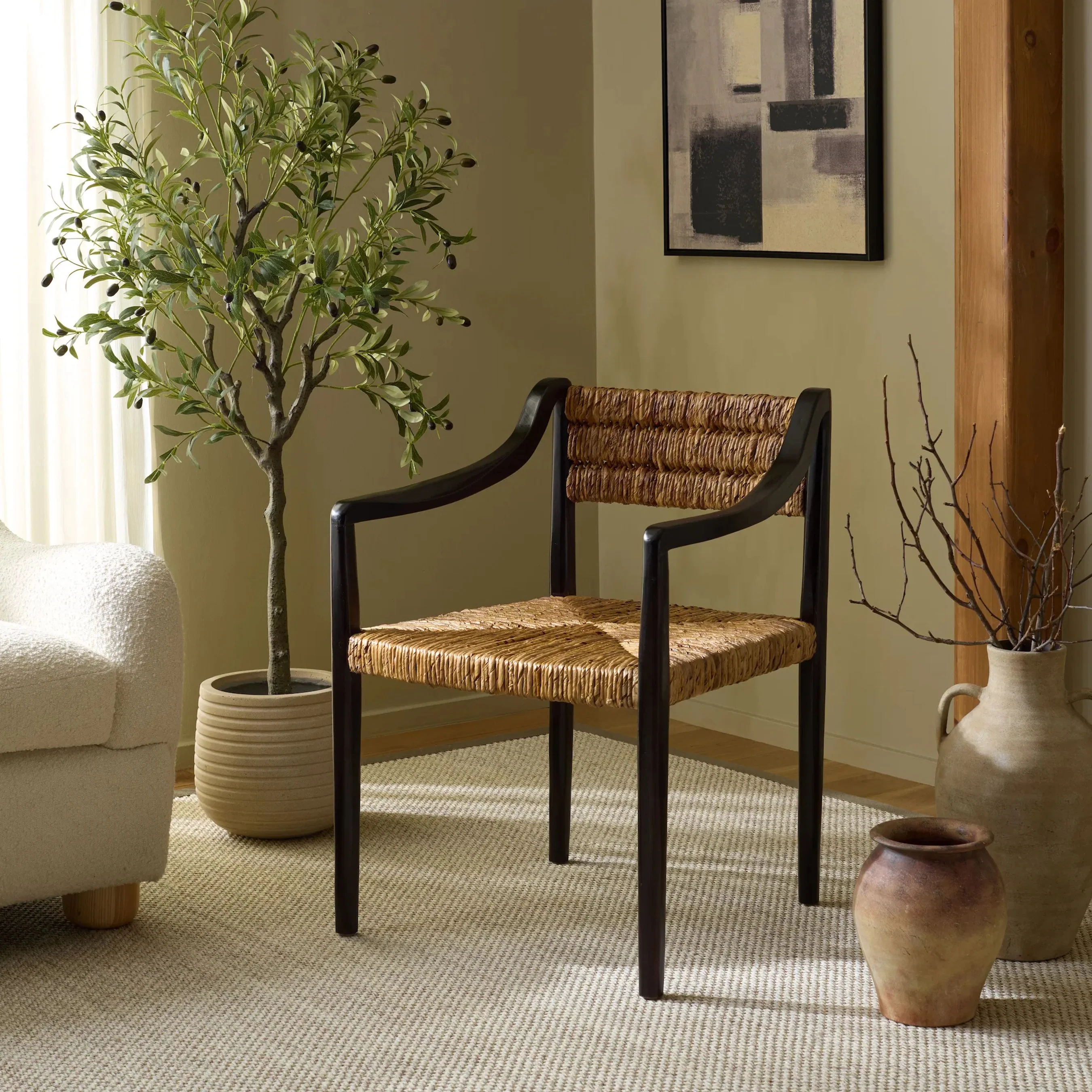 Ferry Woven Abaca Dining Chair - Image 9