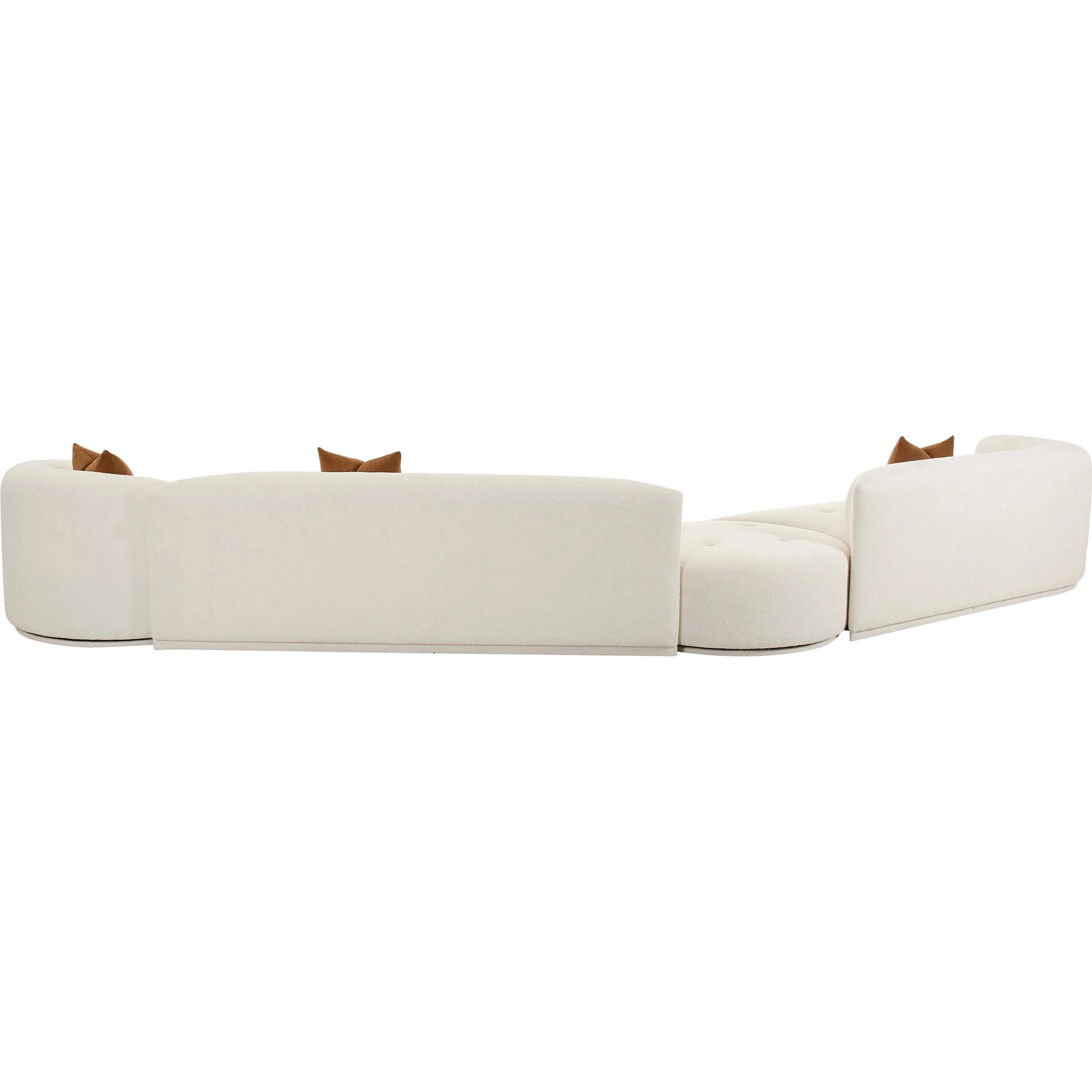 Fickle Boucle 4-Piece Modular Sectional - Image 4