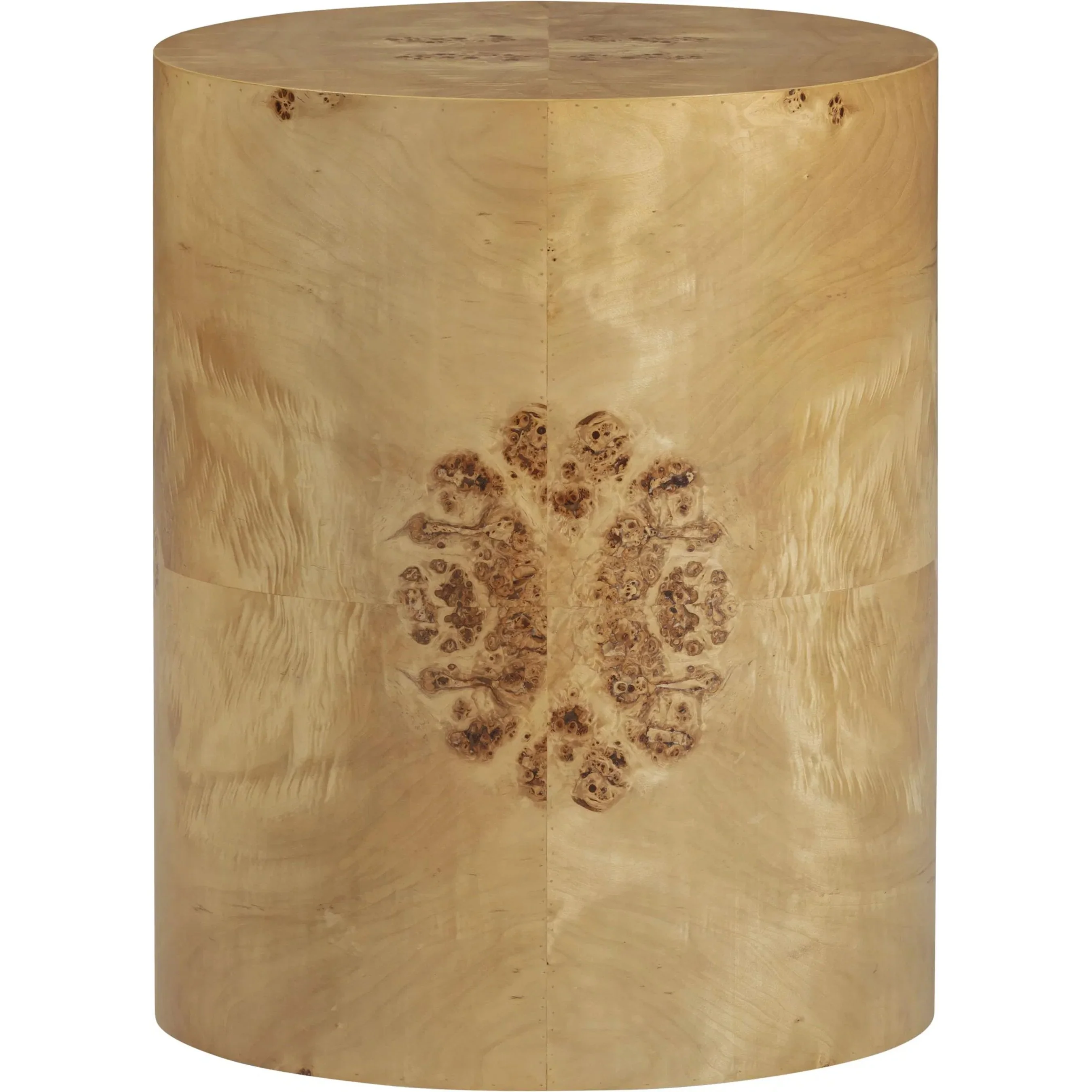 Fig Burl Drum Side Table - Image 2