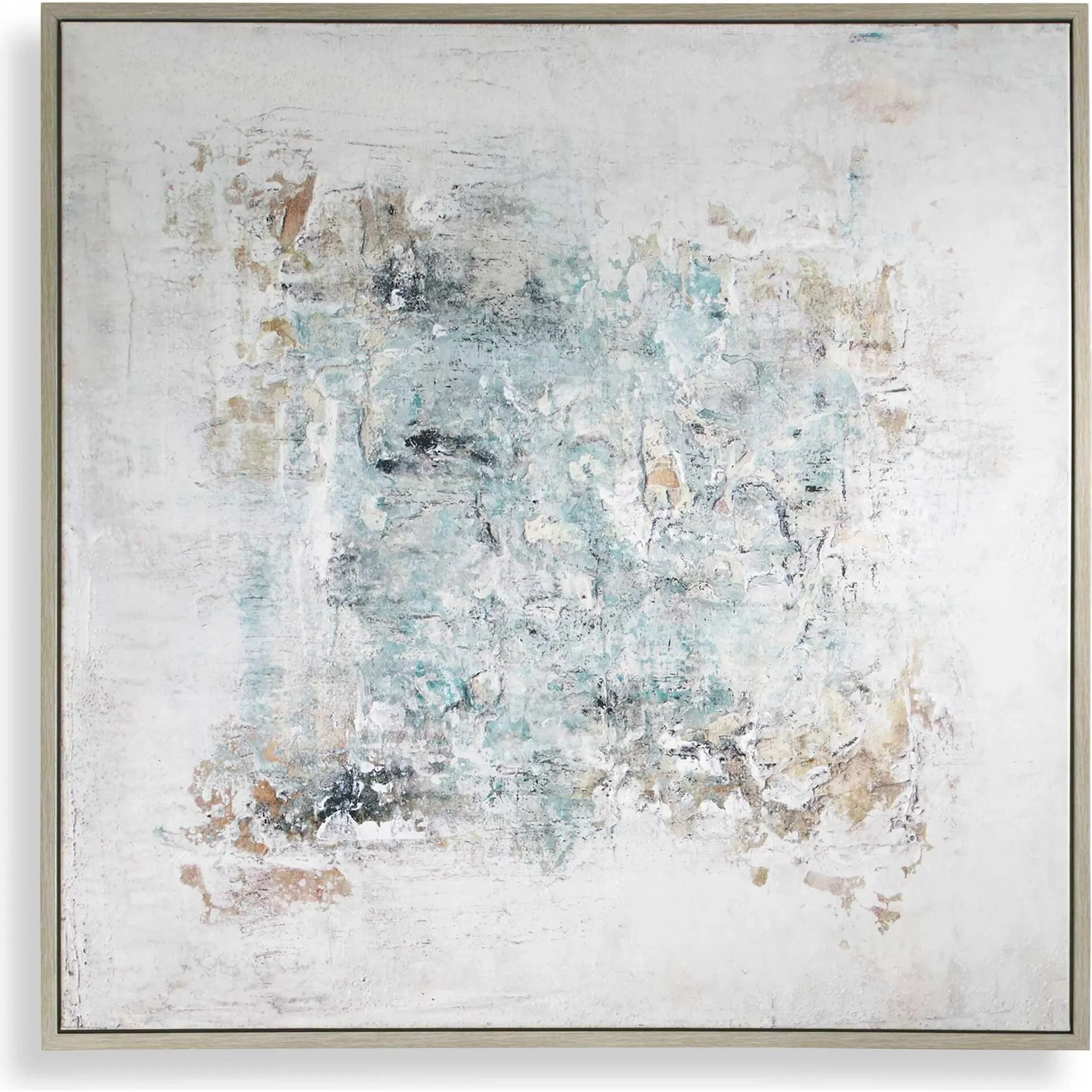 Find Me Here Abstract Framed Canvas Art