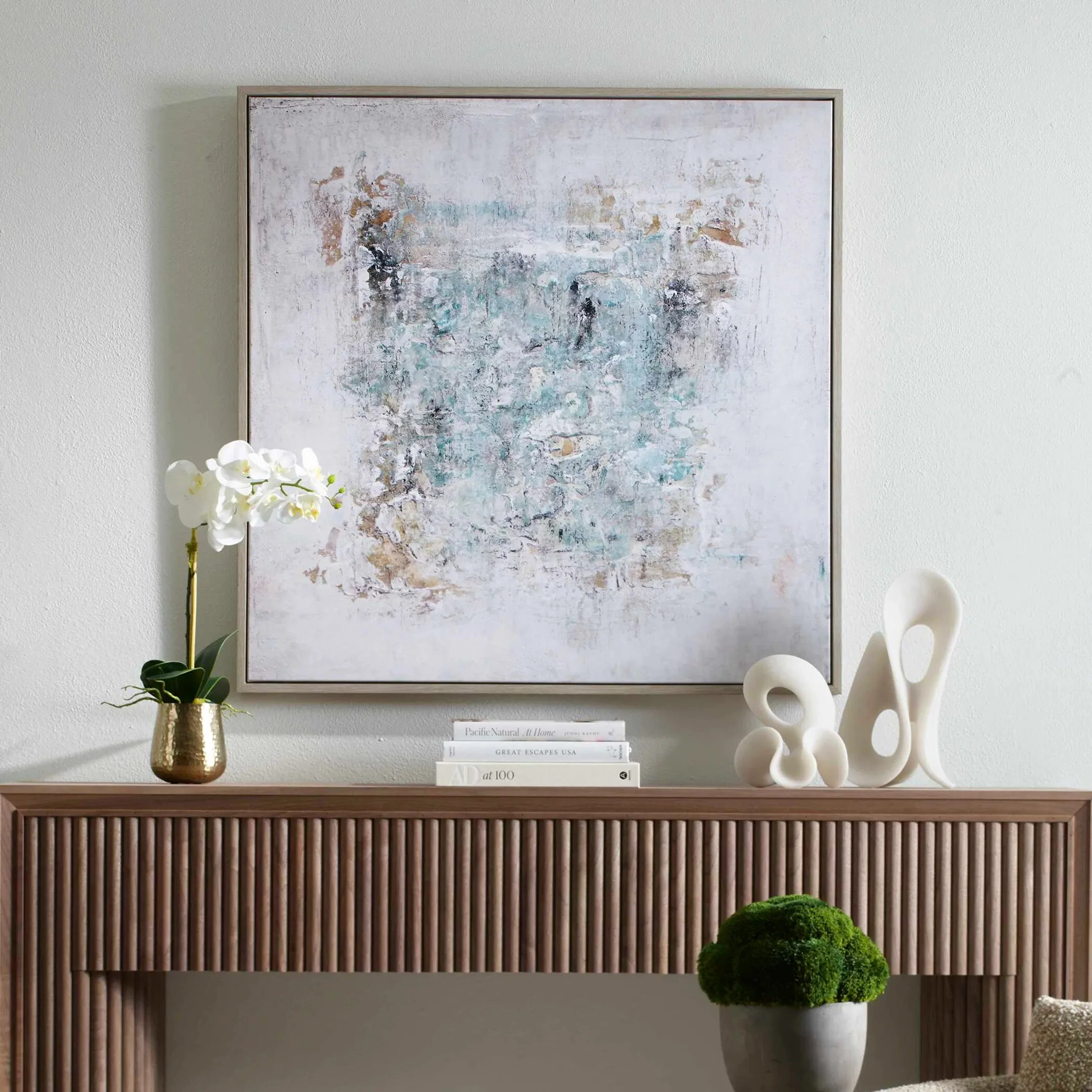 Find Me Here Abstract Framed Canvas Art - Image 3
