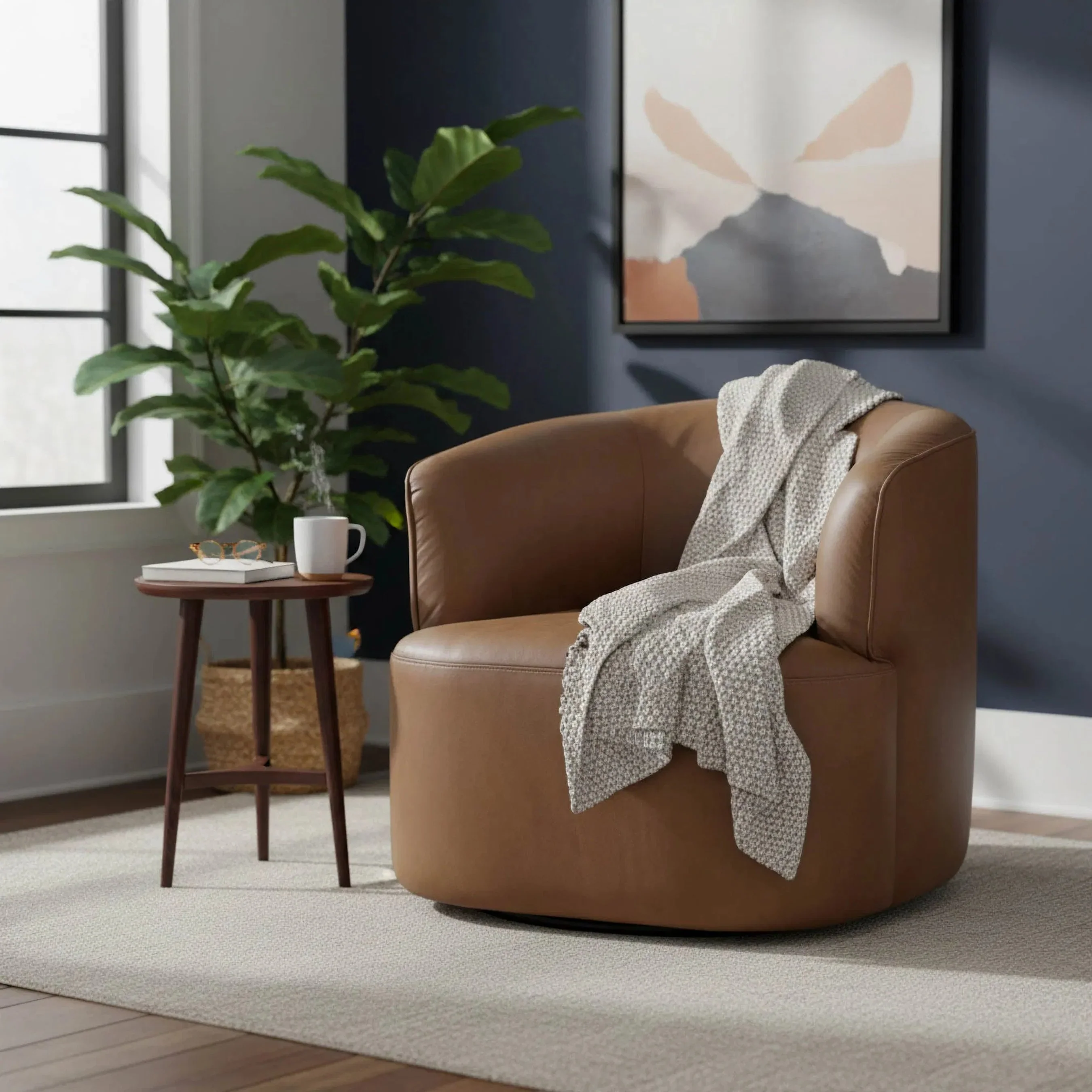 Fireside Swivel Club Chair - Image 21