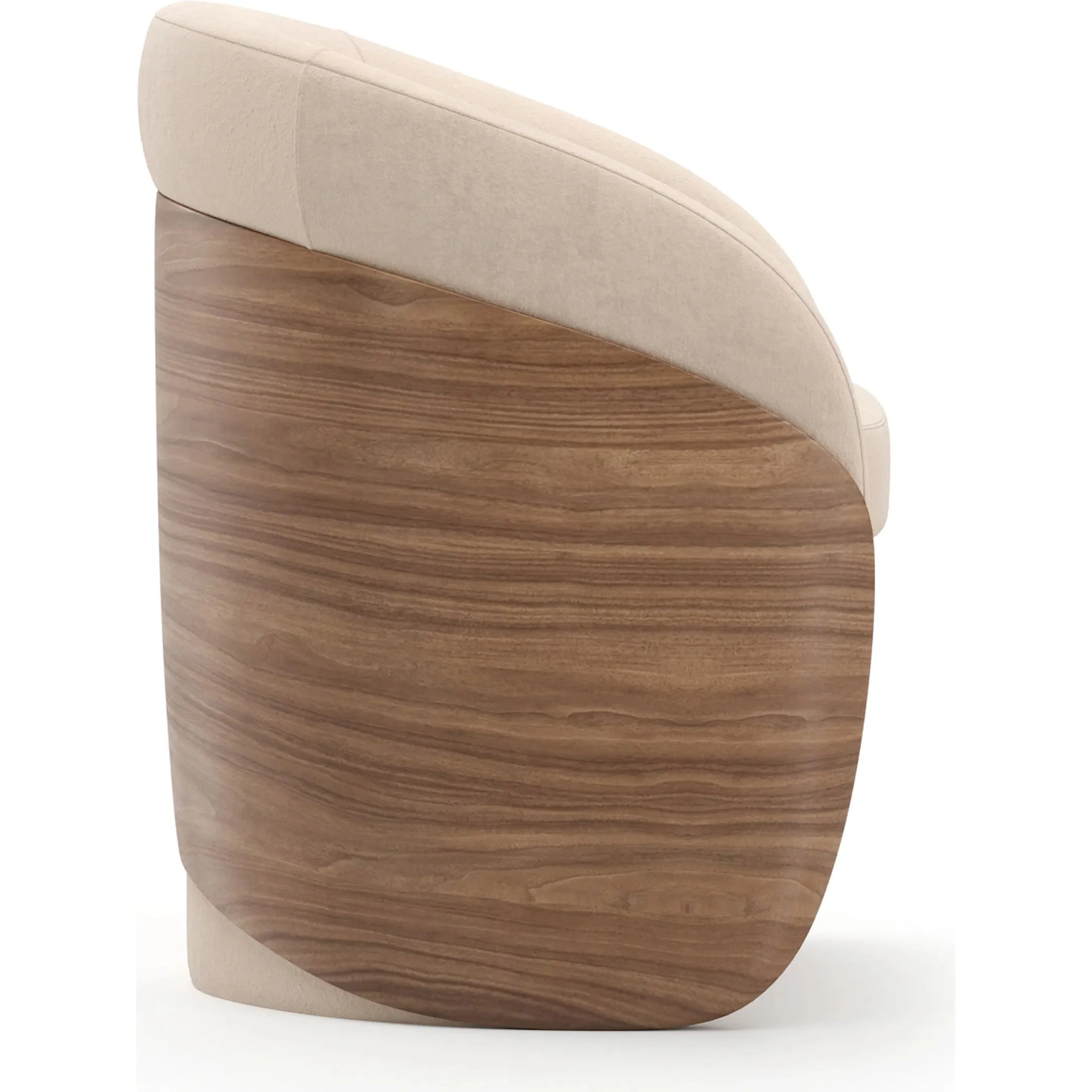 Fleur Wood Back Dining Chair - Image 3