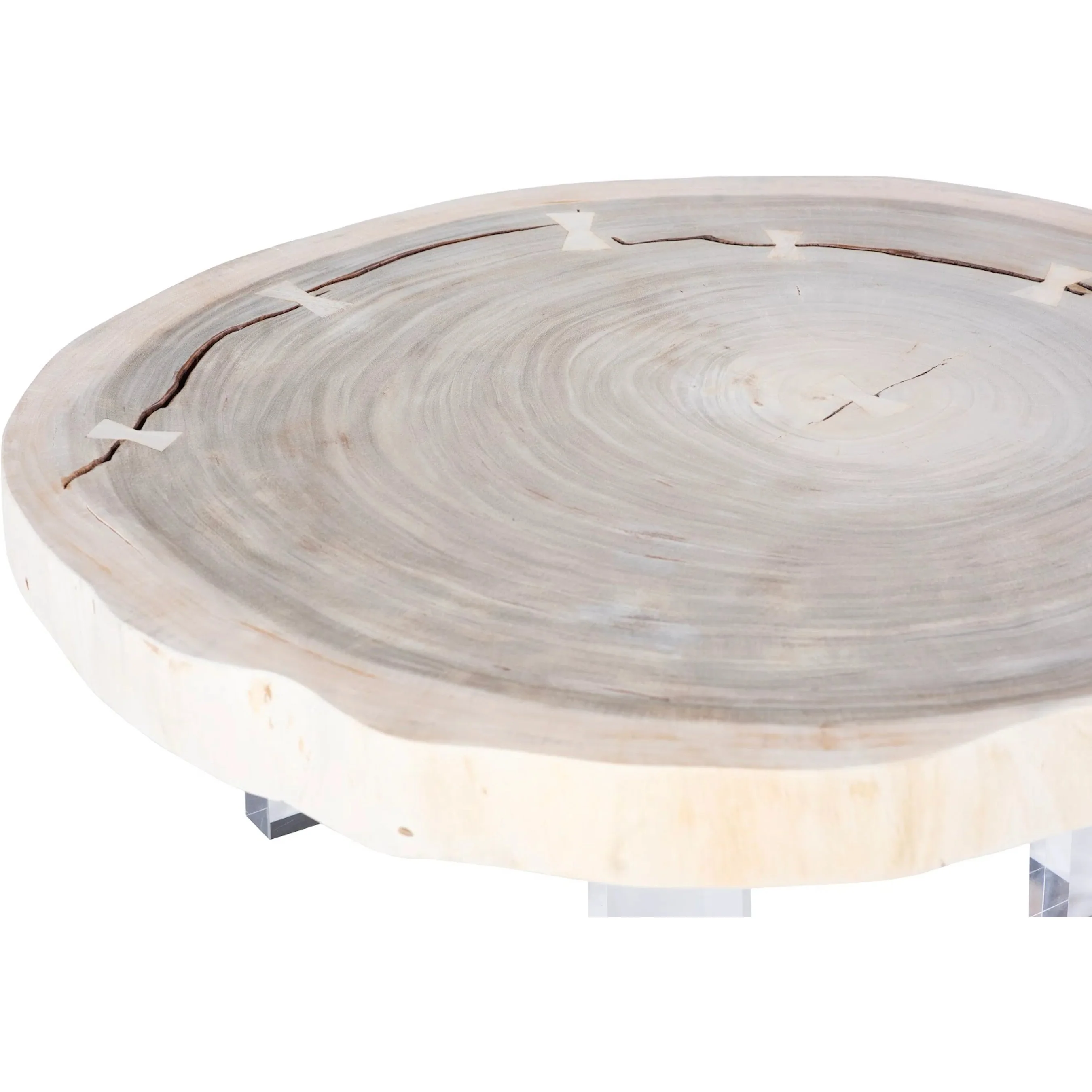 Fling Coffee Table with Acrylic Legs - Image 3