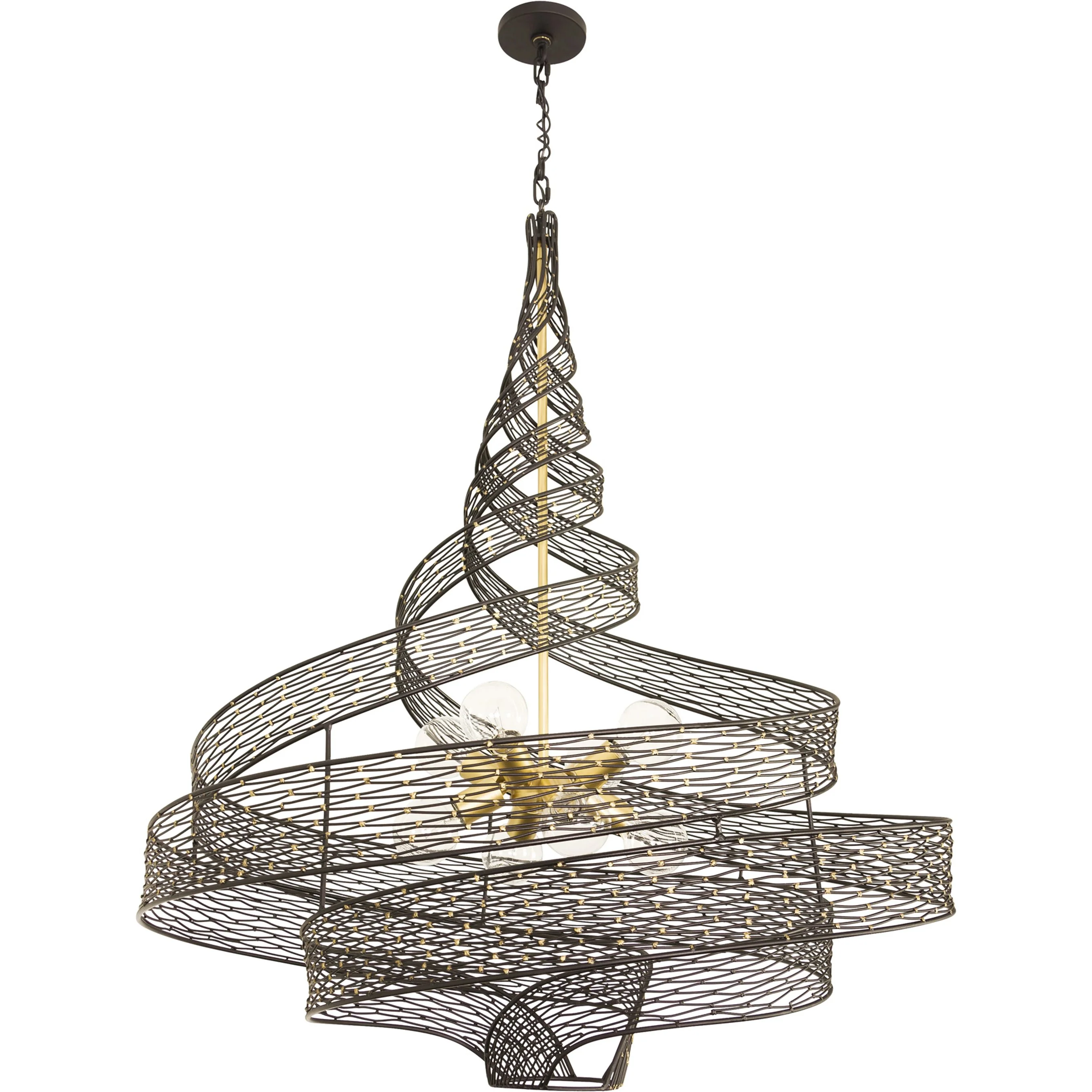 Flow I Twist 8-Light Pendant - Image 2