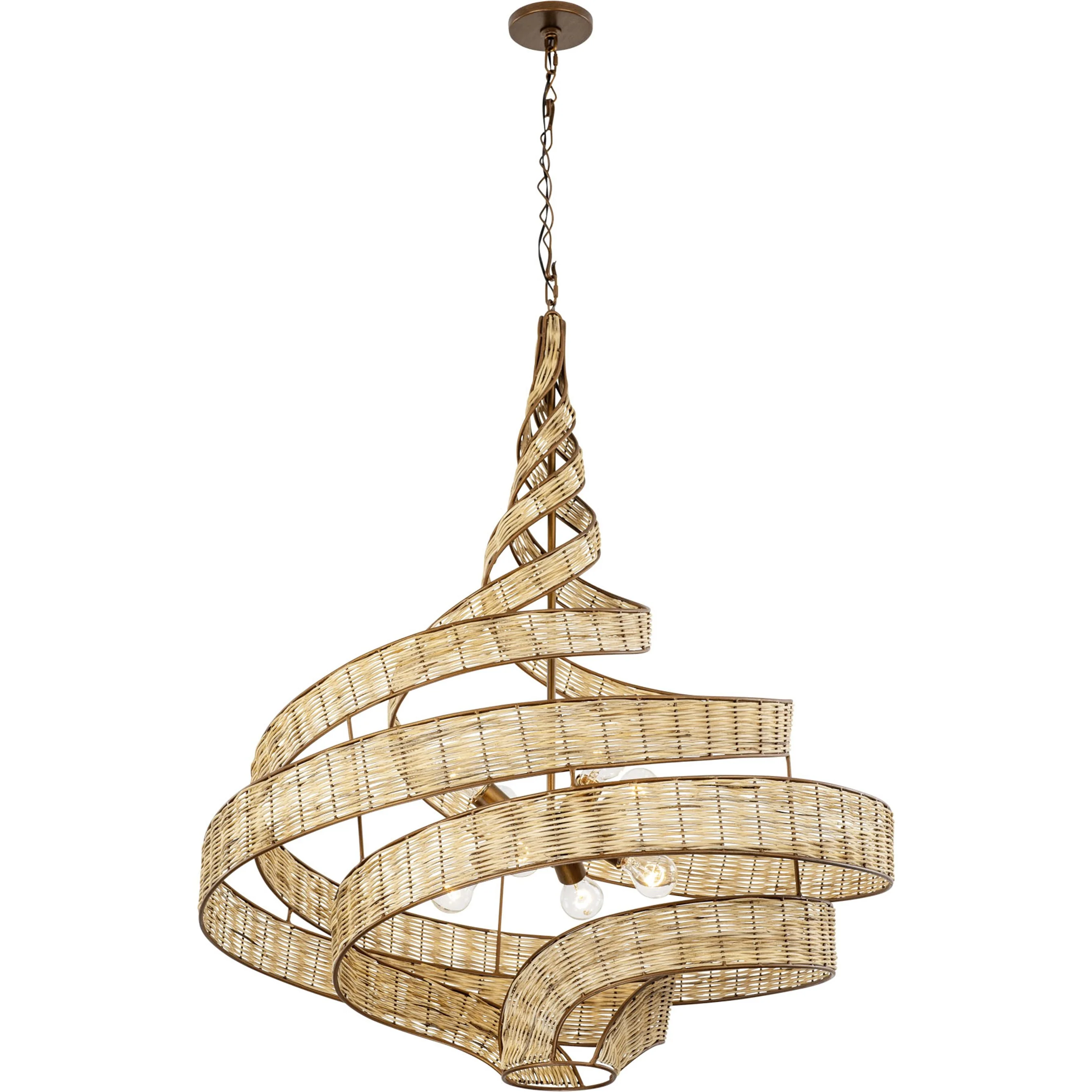 Flow II Twist 8-Light Pendant