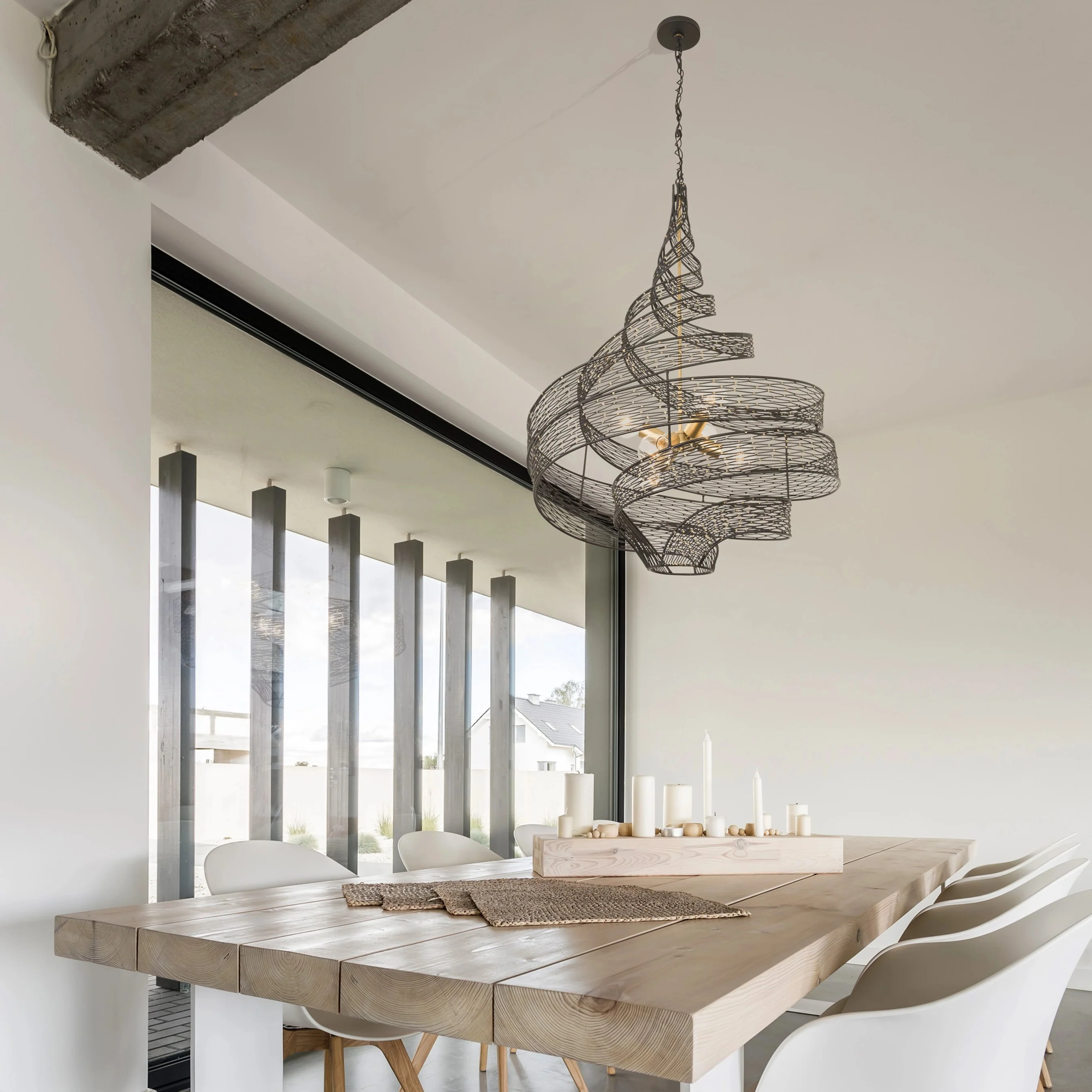 Flow Twist 6-Light Pendant - Image 8