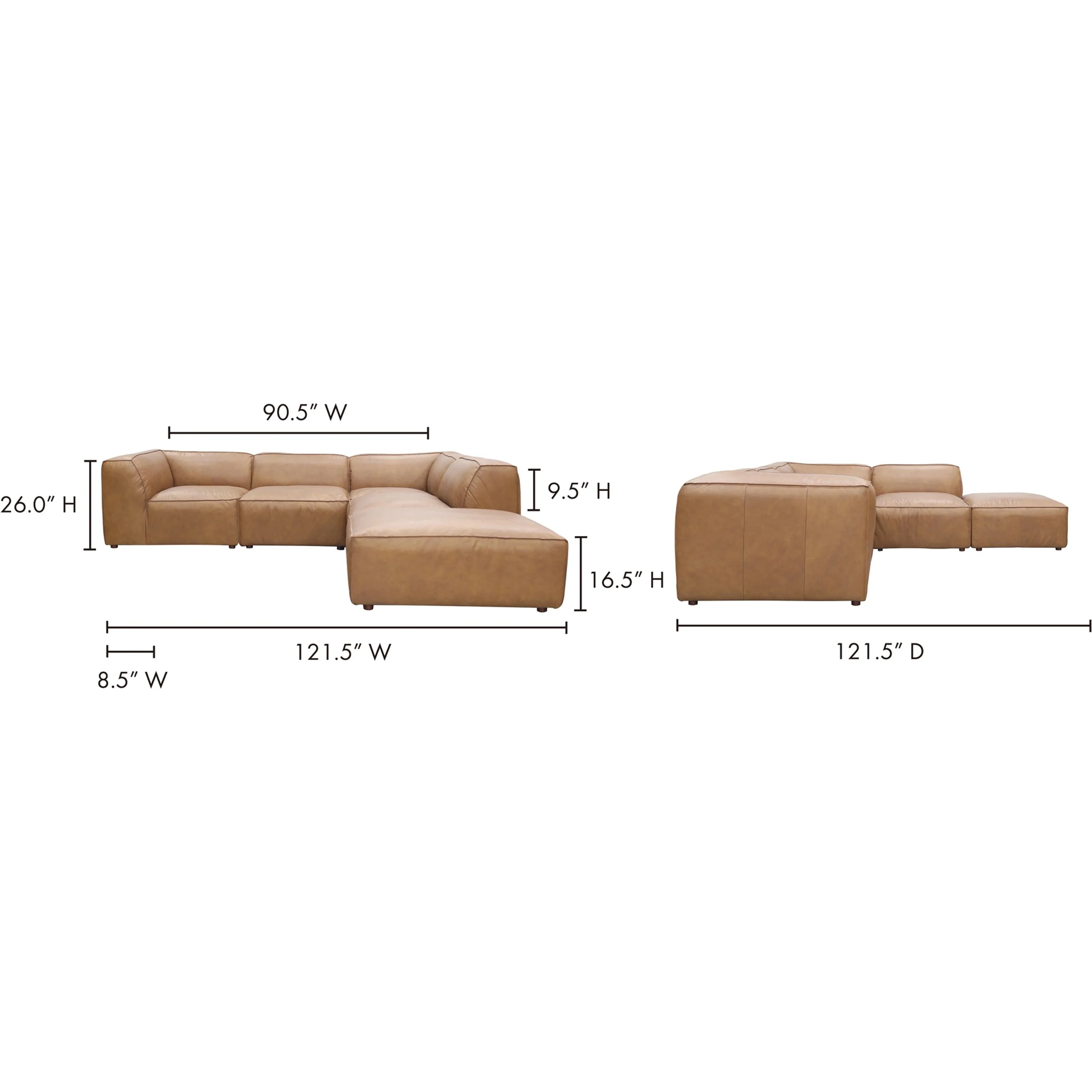Form Classic L Modular Sectional - Image 4