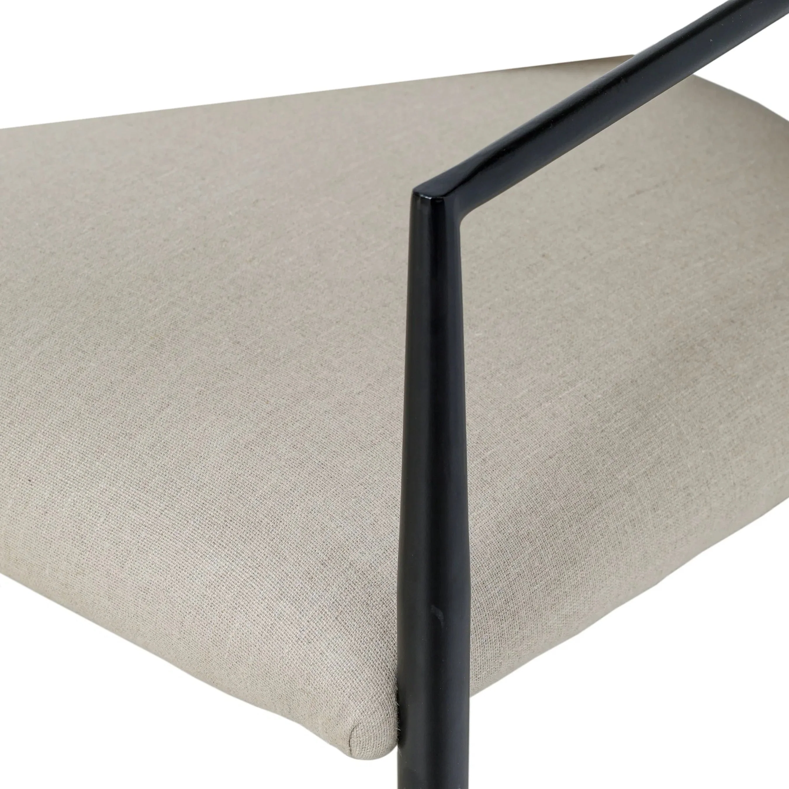 Forte Cream Forged Dining Chair - Image 6