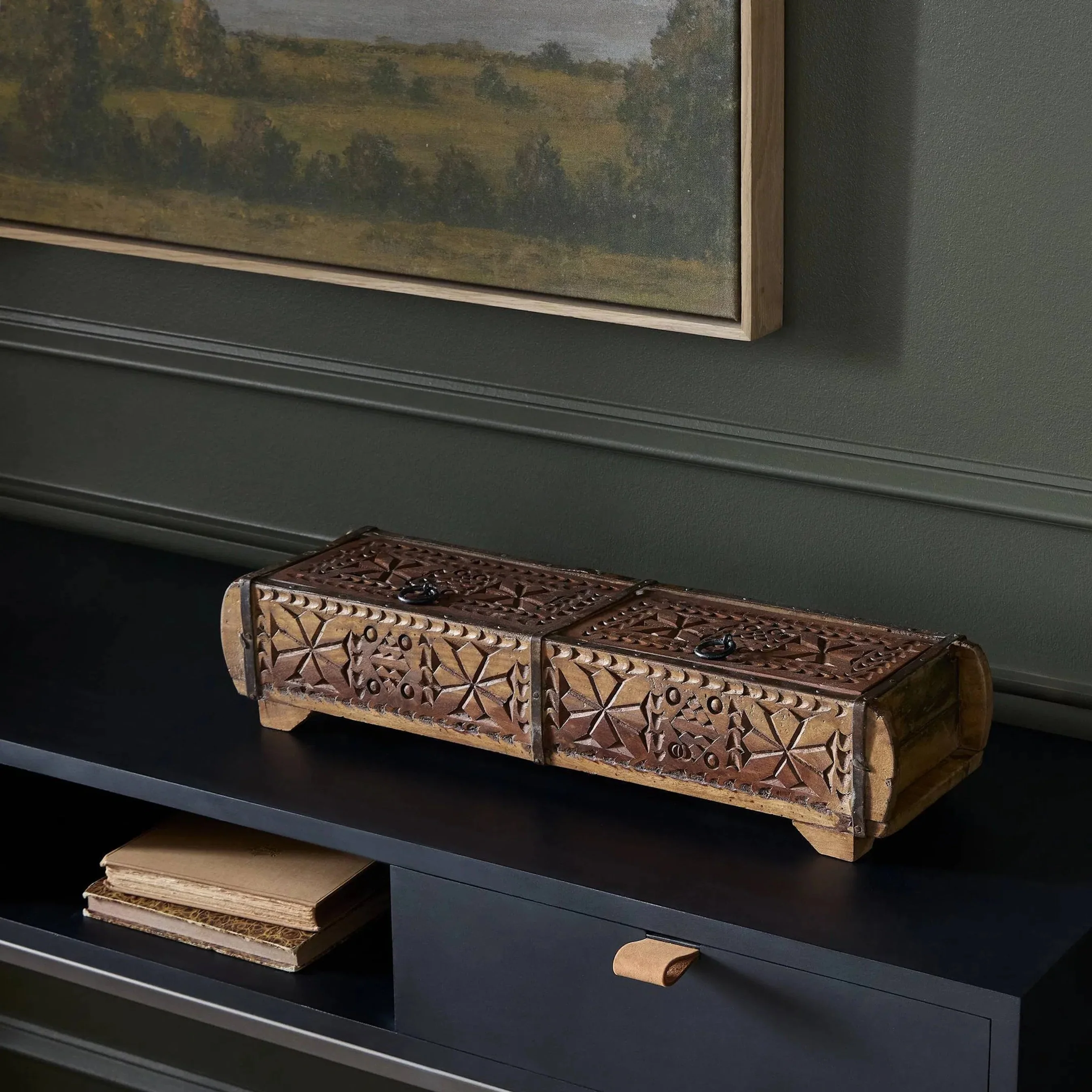 Found Carved Box - Image 10