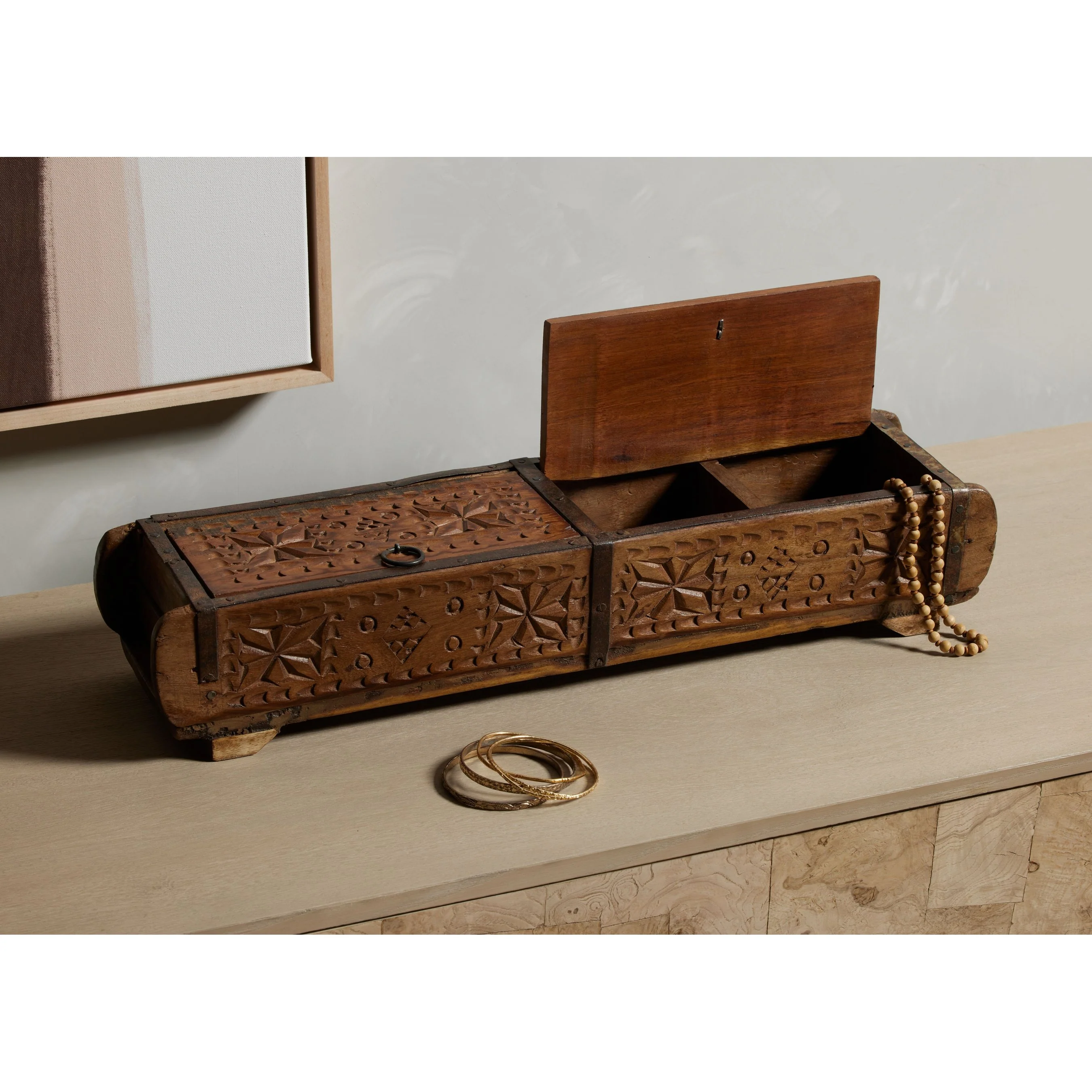 Found Carved Box - Image 9