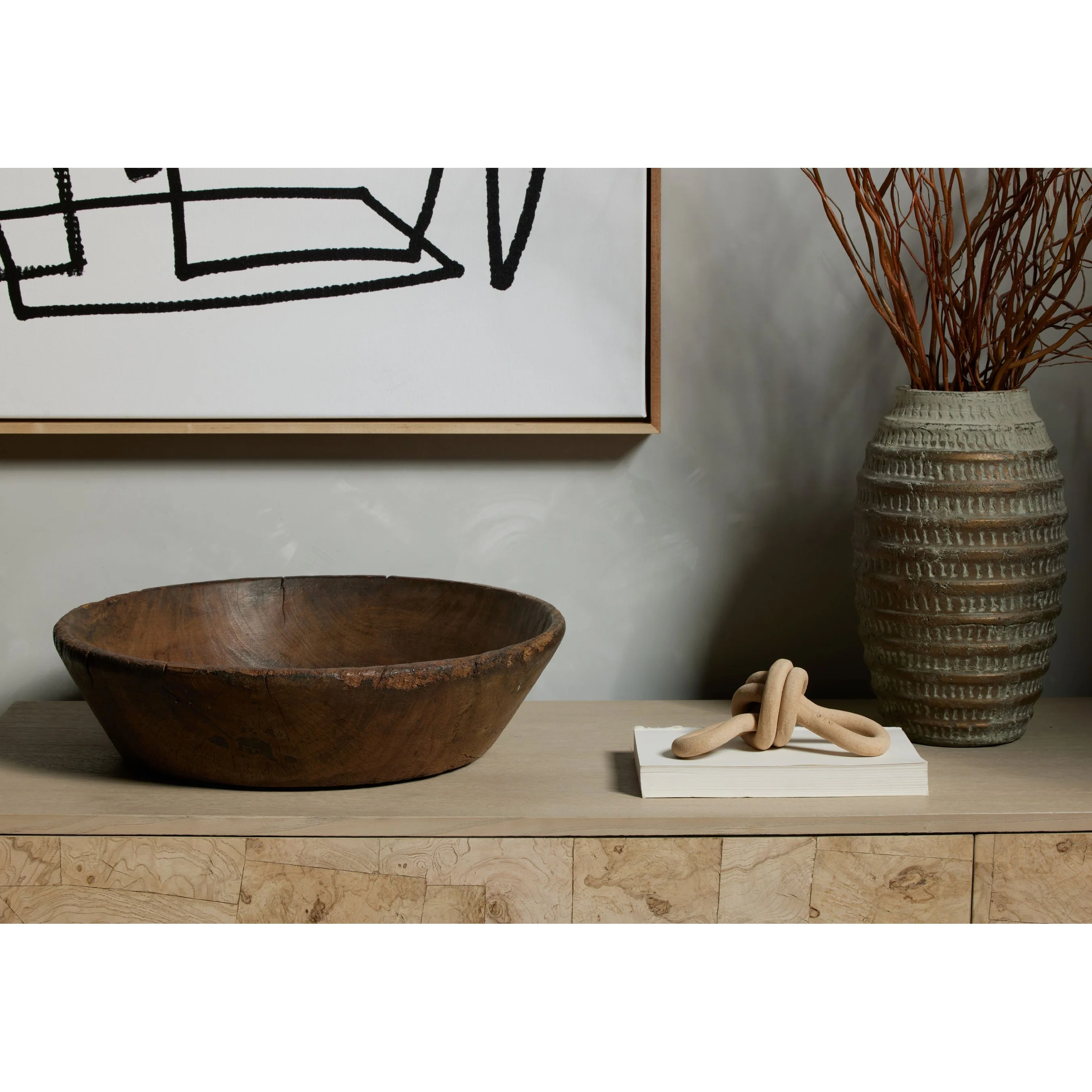 Found Wooden Bowl - Image 7