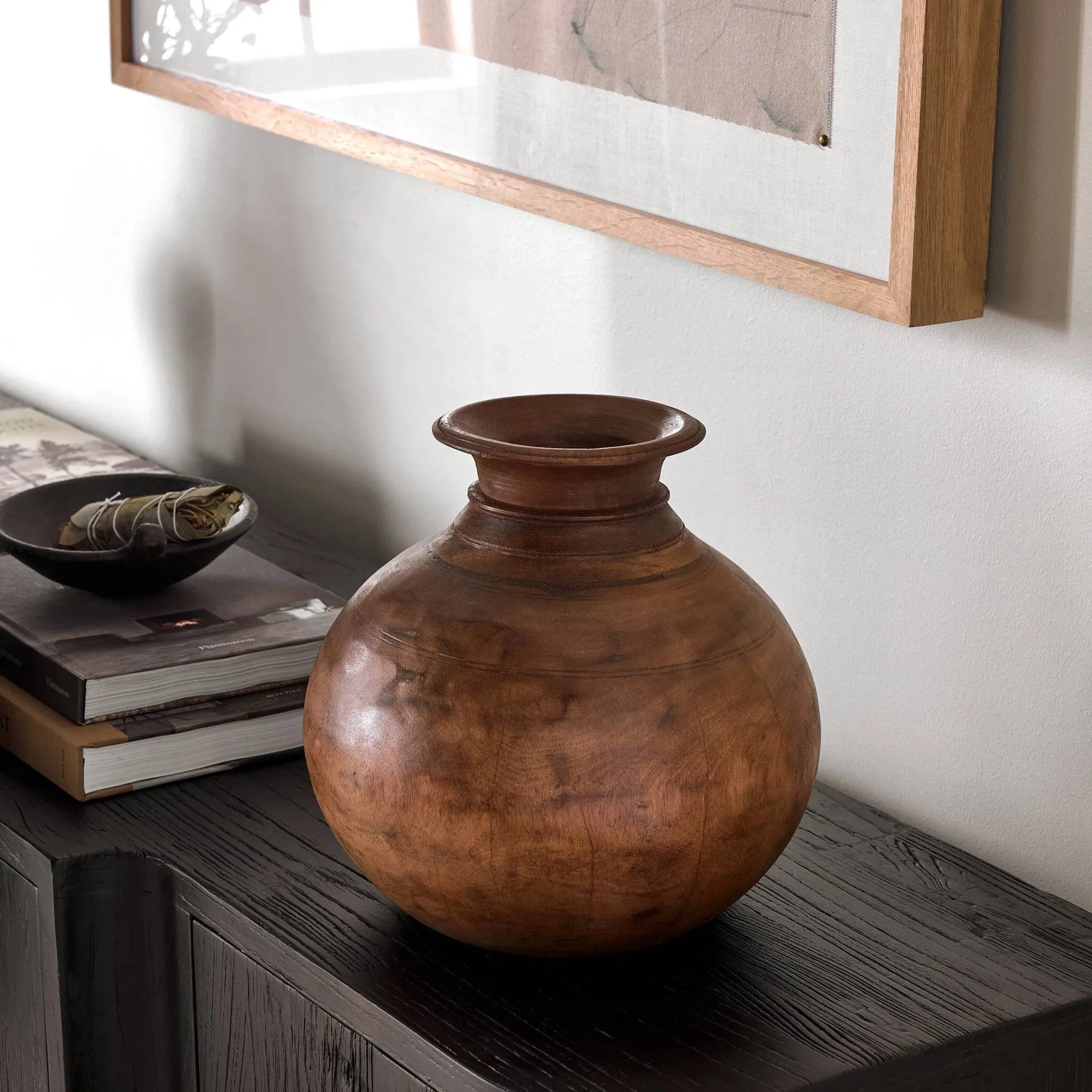 Found Wooden Jar - Image 9