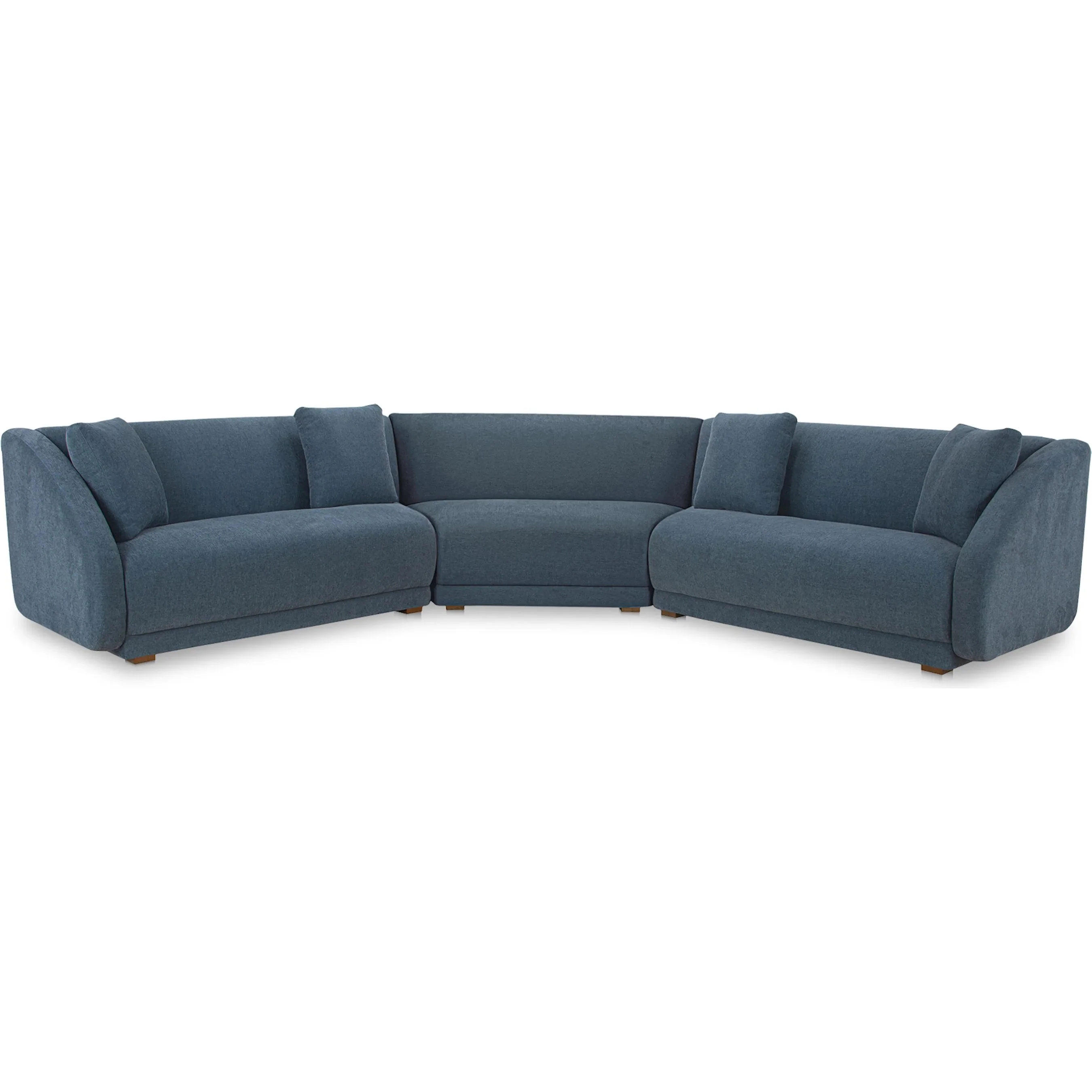 Fraser 3 Piece Modular Sectional with Wedge Slipper - Image 2