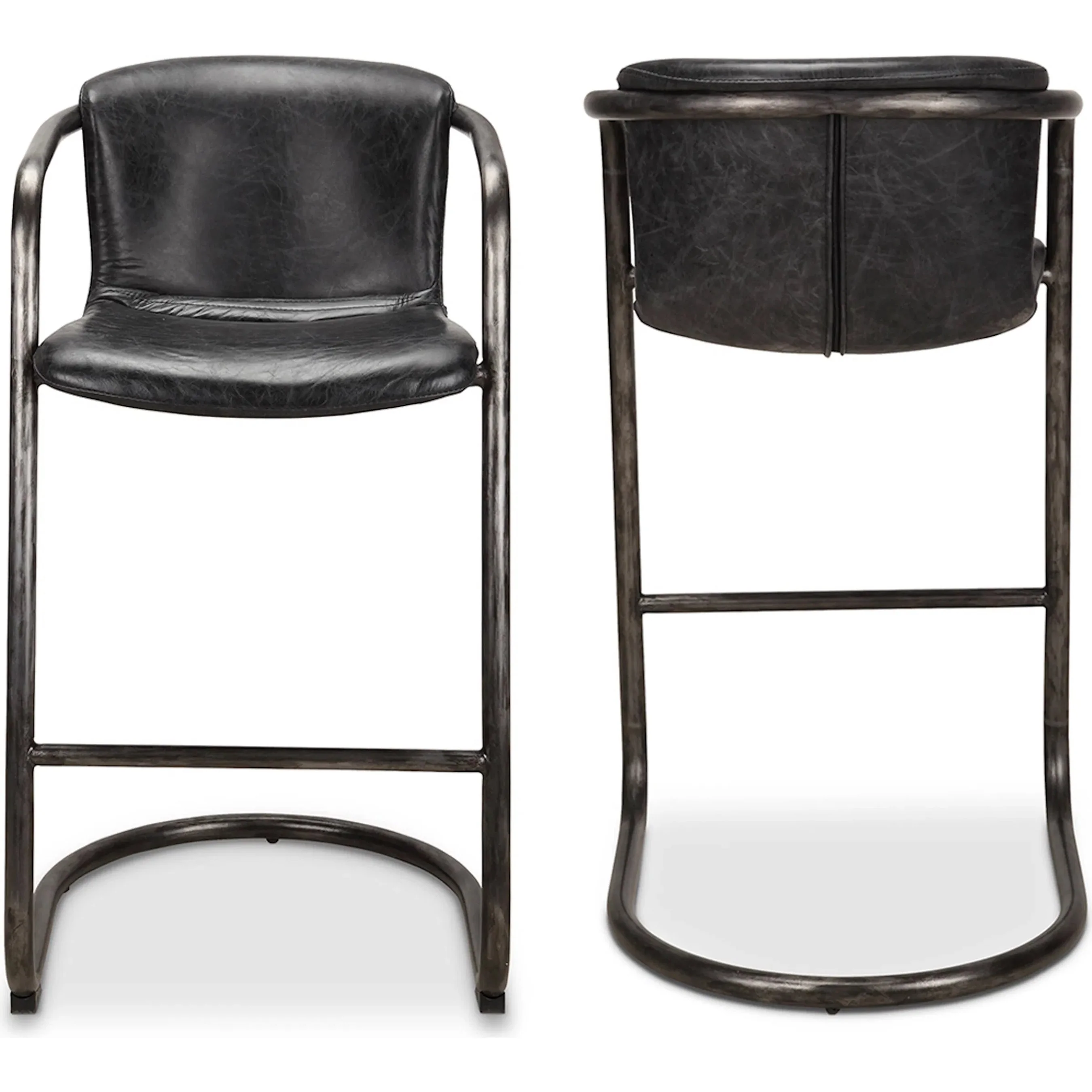 Freeman Bar Stool Antique (Set of 2) - Image 2