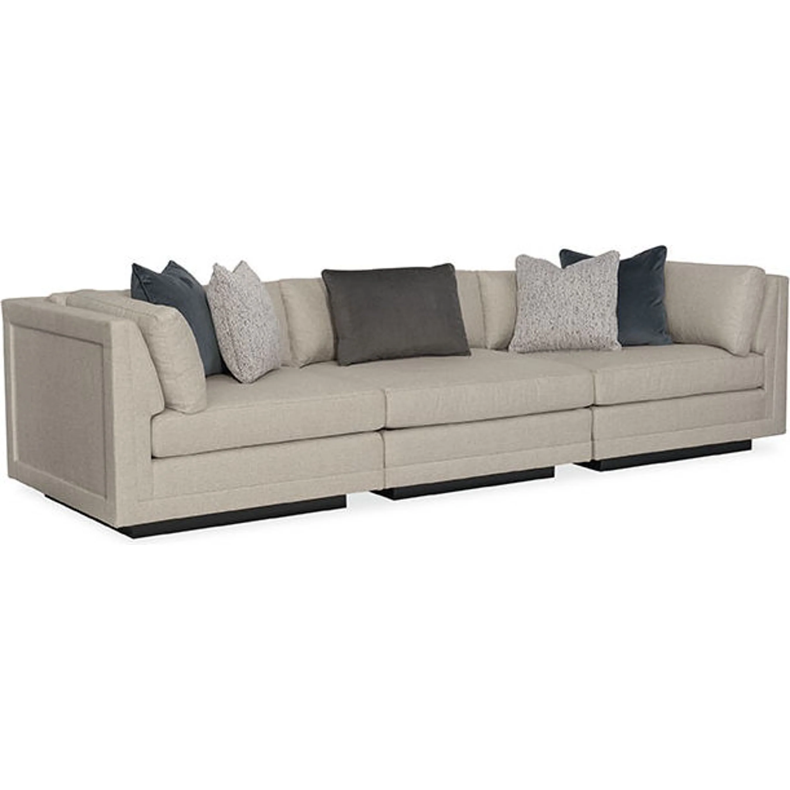 Fusion 3 Piece Sectional Sofa
