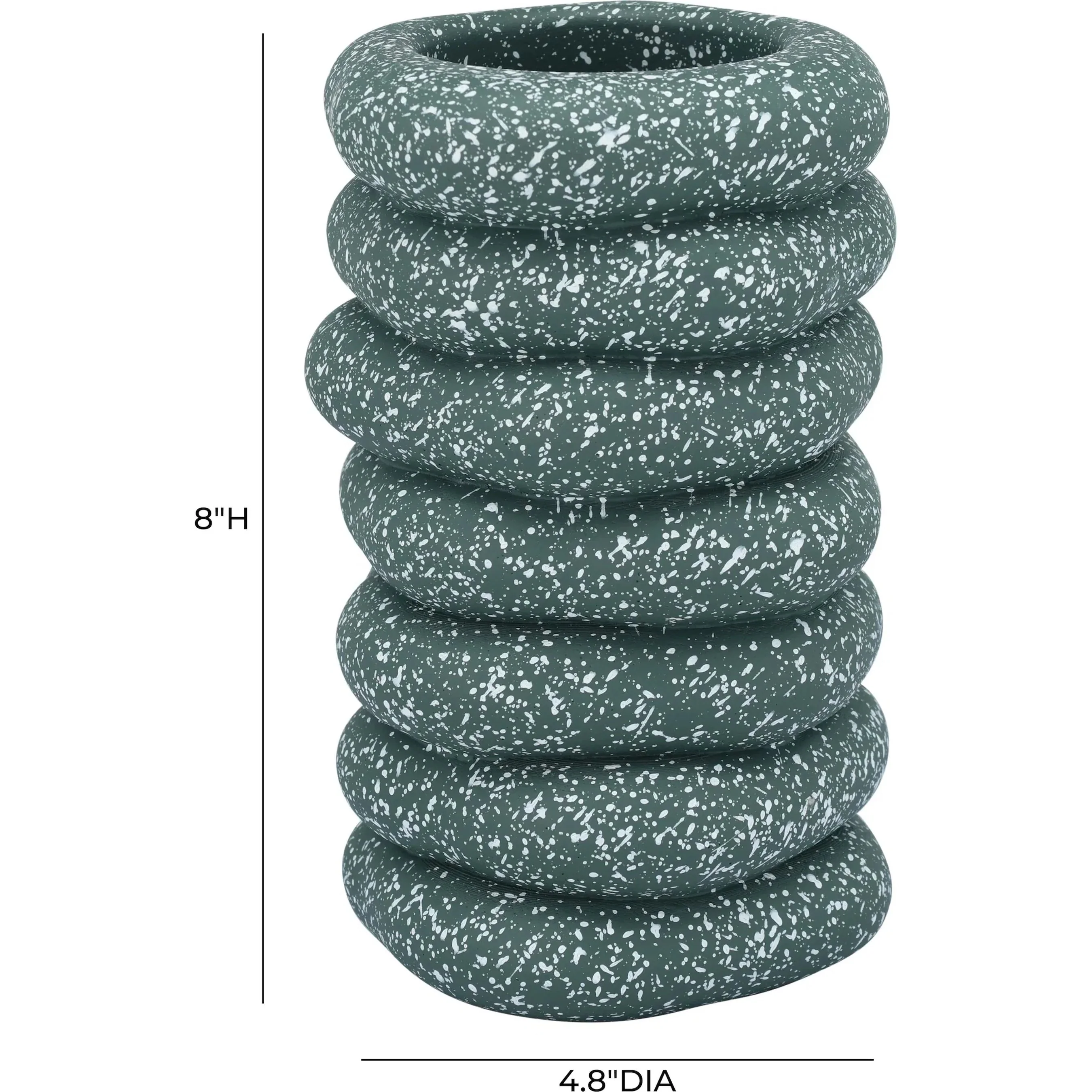 Gabby Speckled Cairn Vase - Image 4