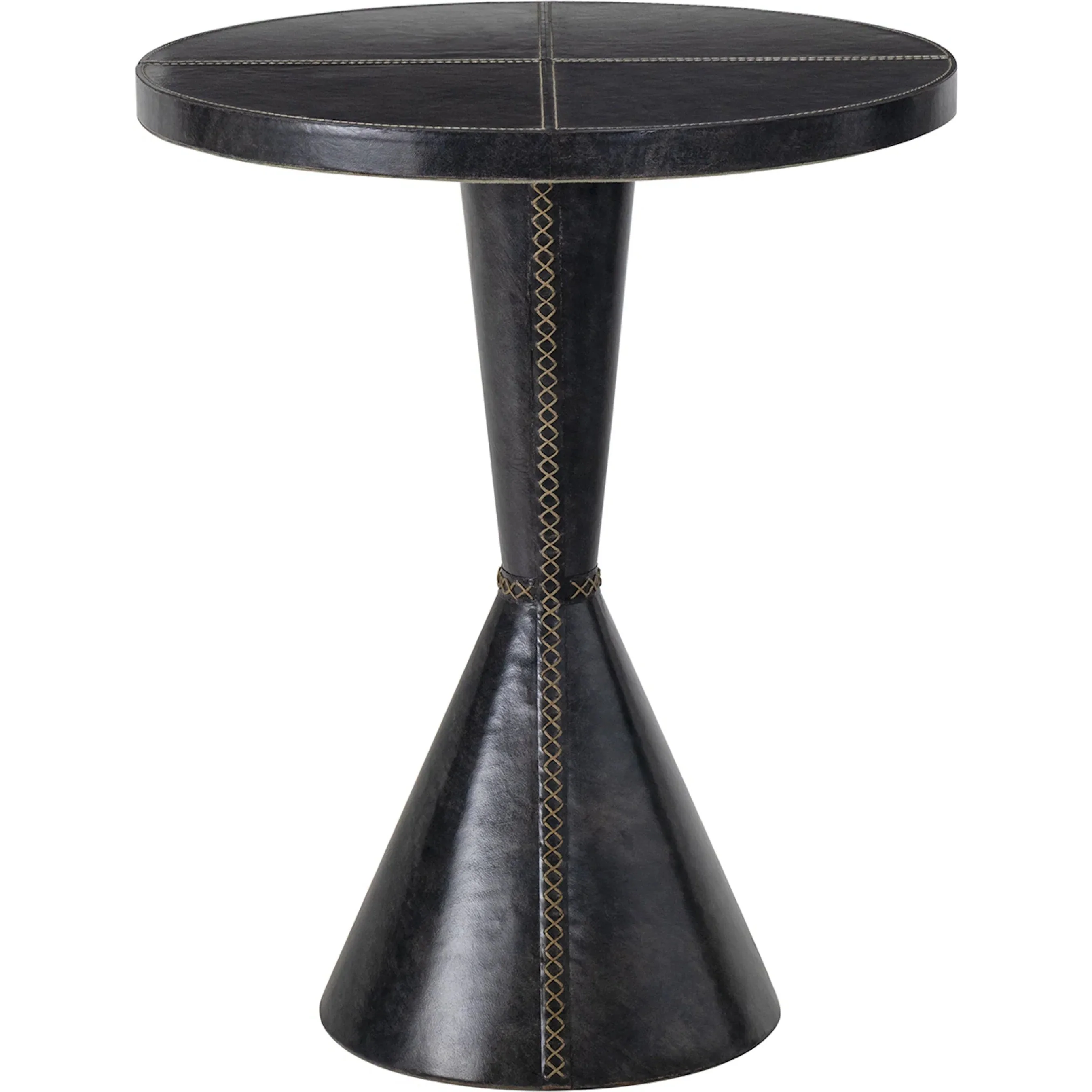 Gabe Leather Accent Table