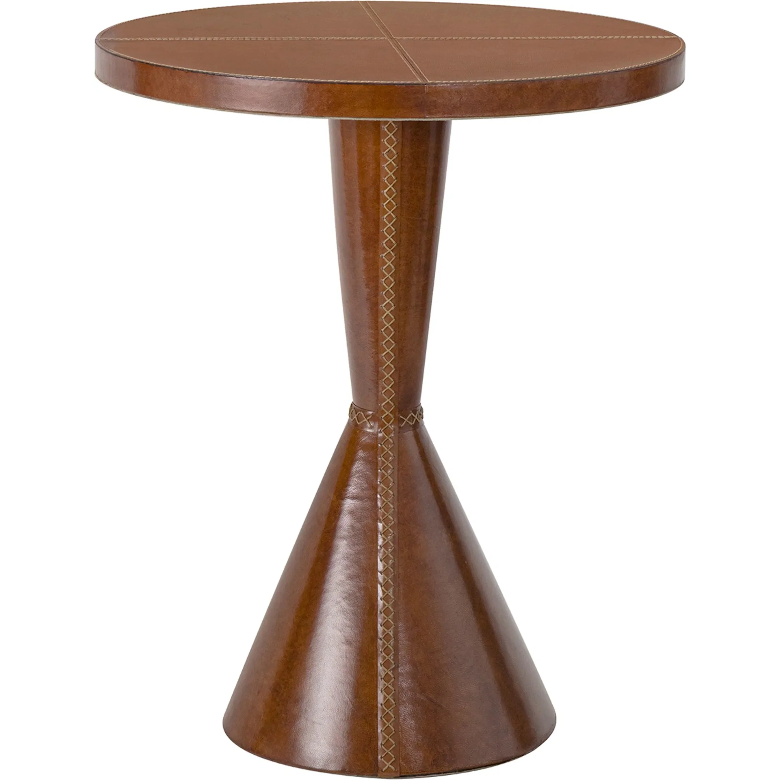 Gabe Leather Accent Table - Image 2