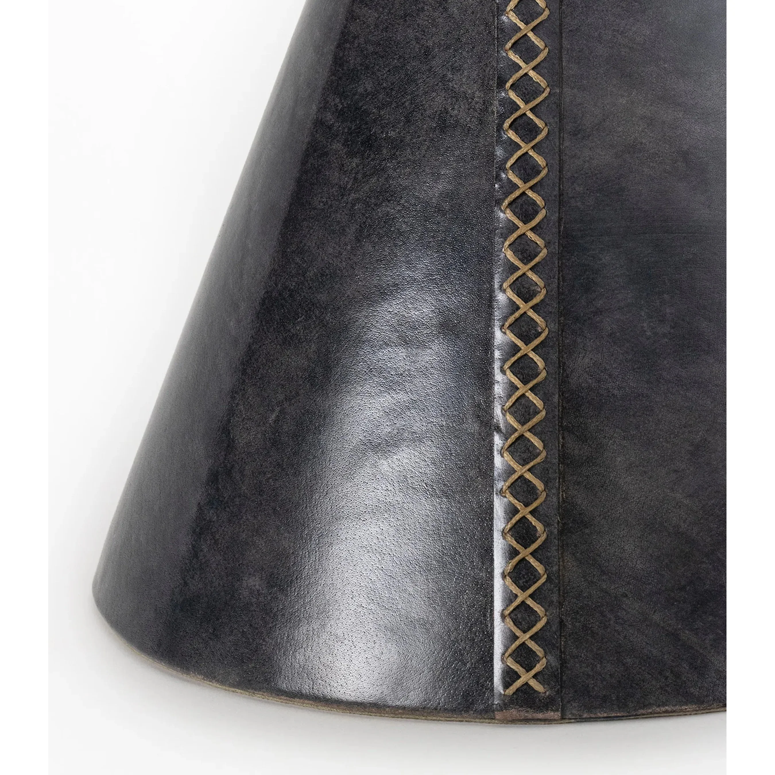 Gabe Leather Accent Table - Image 3
