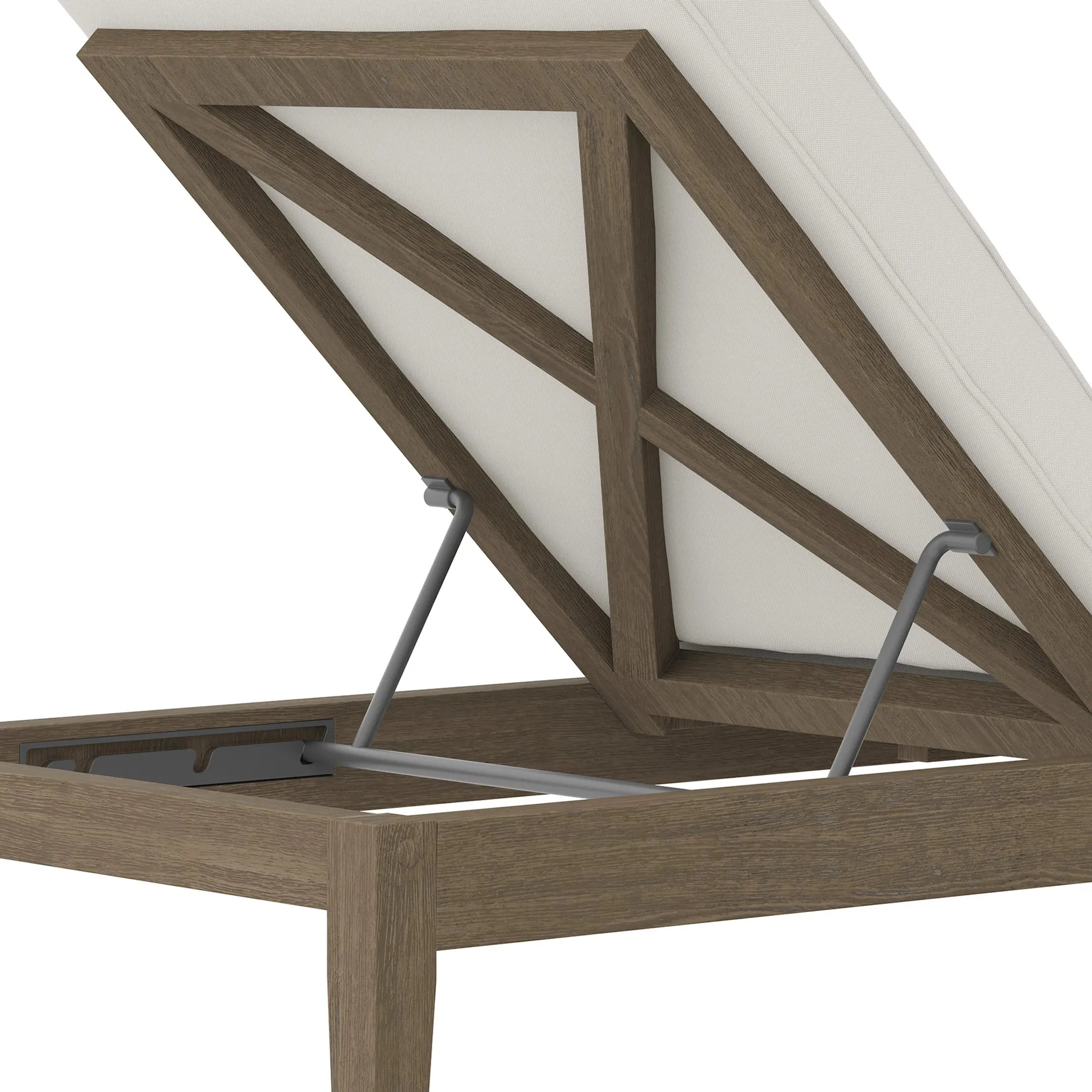 Galt Teak Chaise Lounge - Image 3