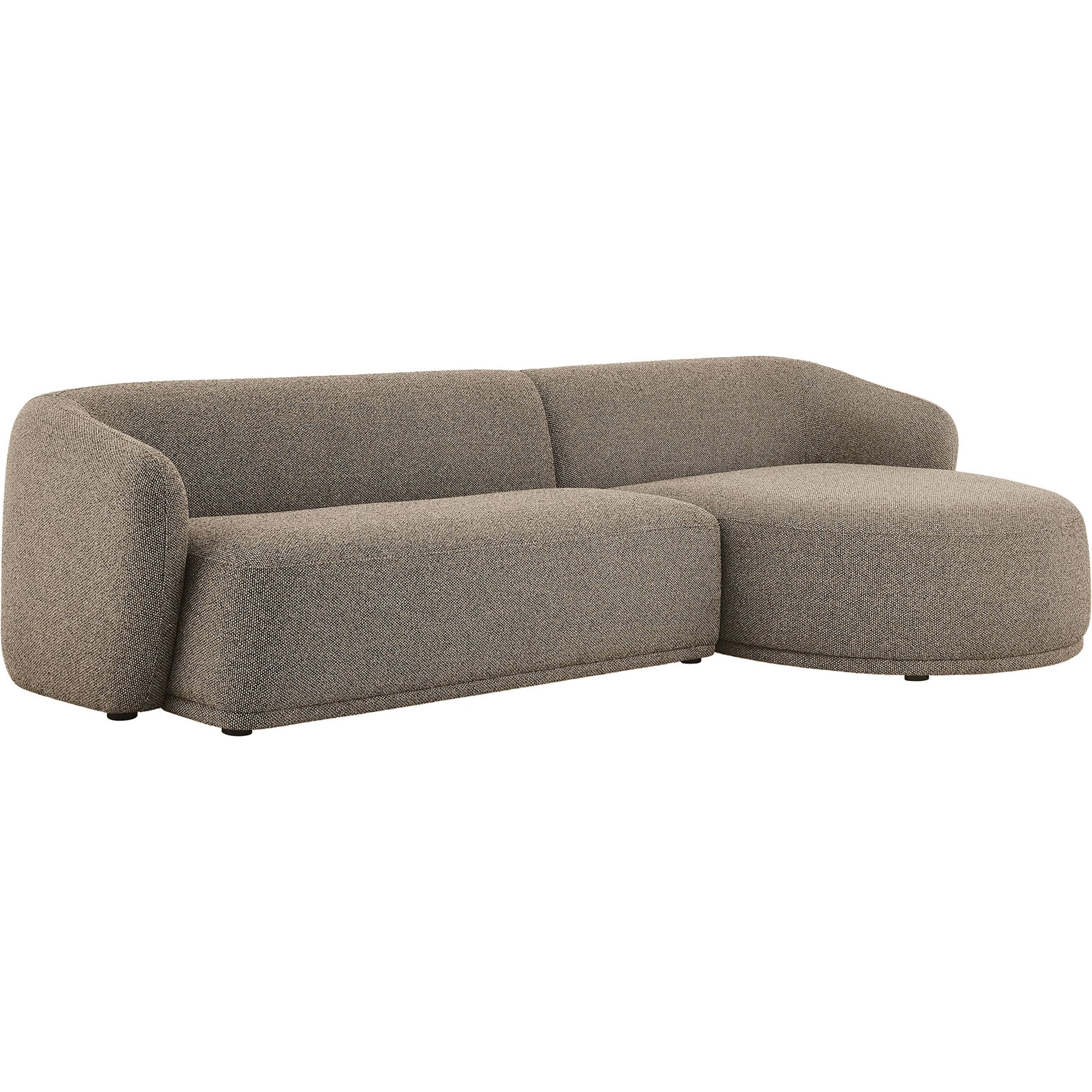 Gardner 2 Piece Boucle Modular Sofa with Chaise - Image 4